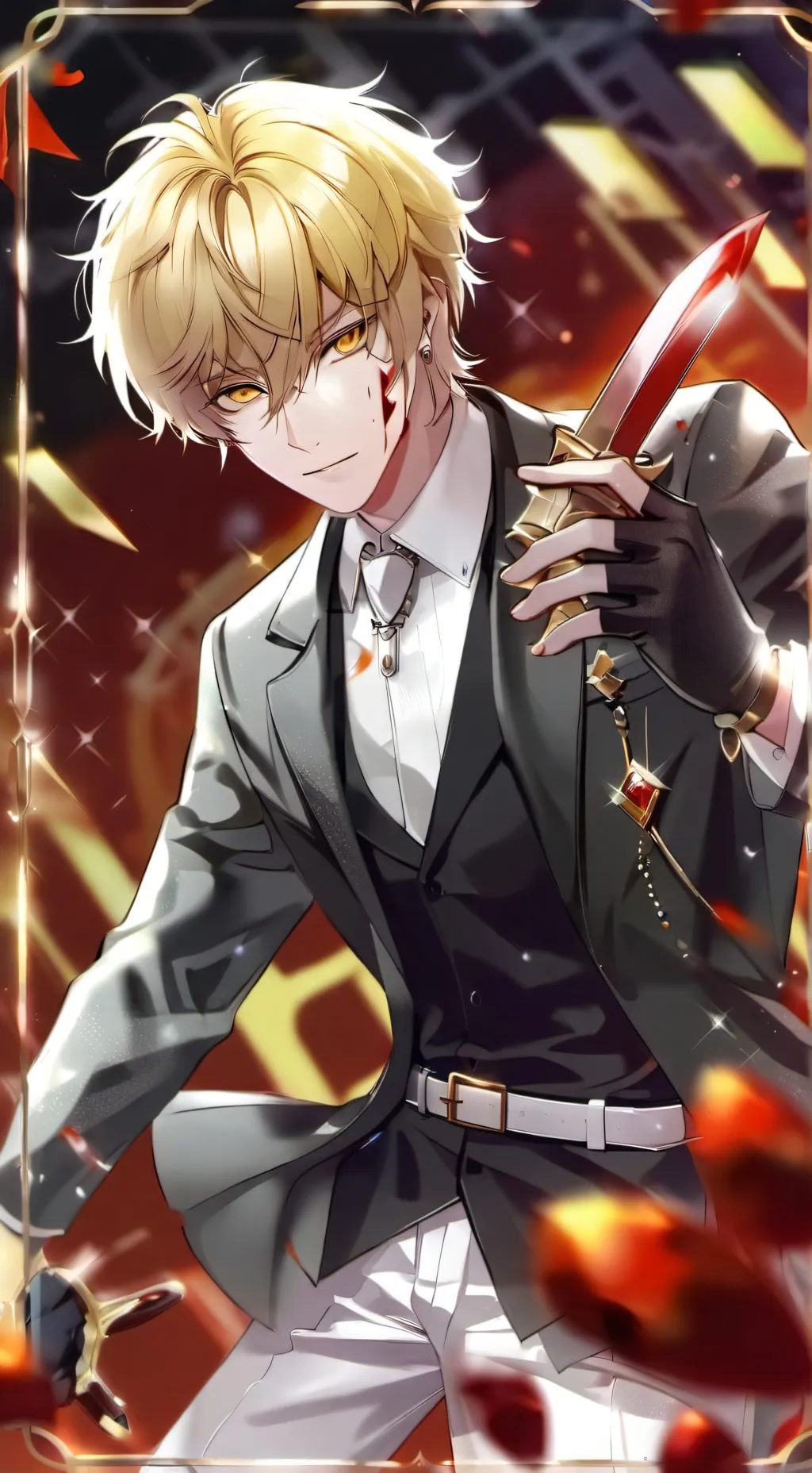 ai character: yandre skin suit 2 background
