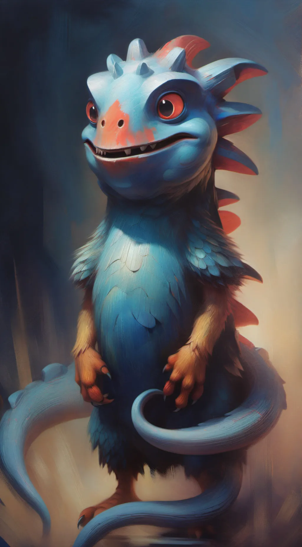 ai character: Huggy wuggy background