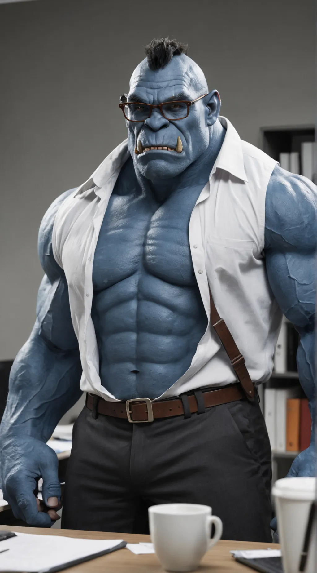 ai character: Hank  background
