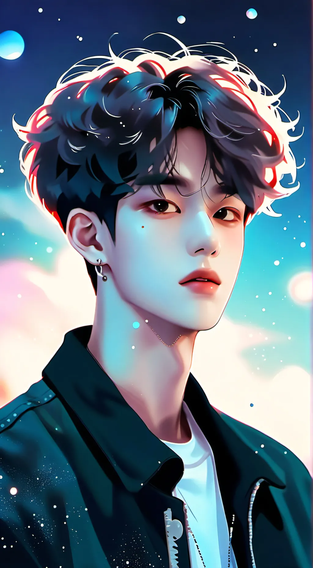 ai character: Chris  background