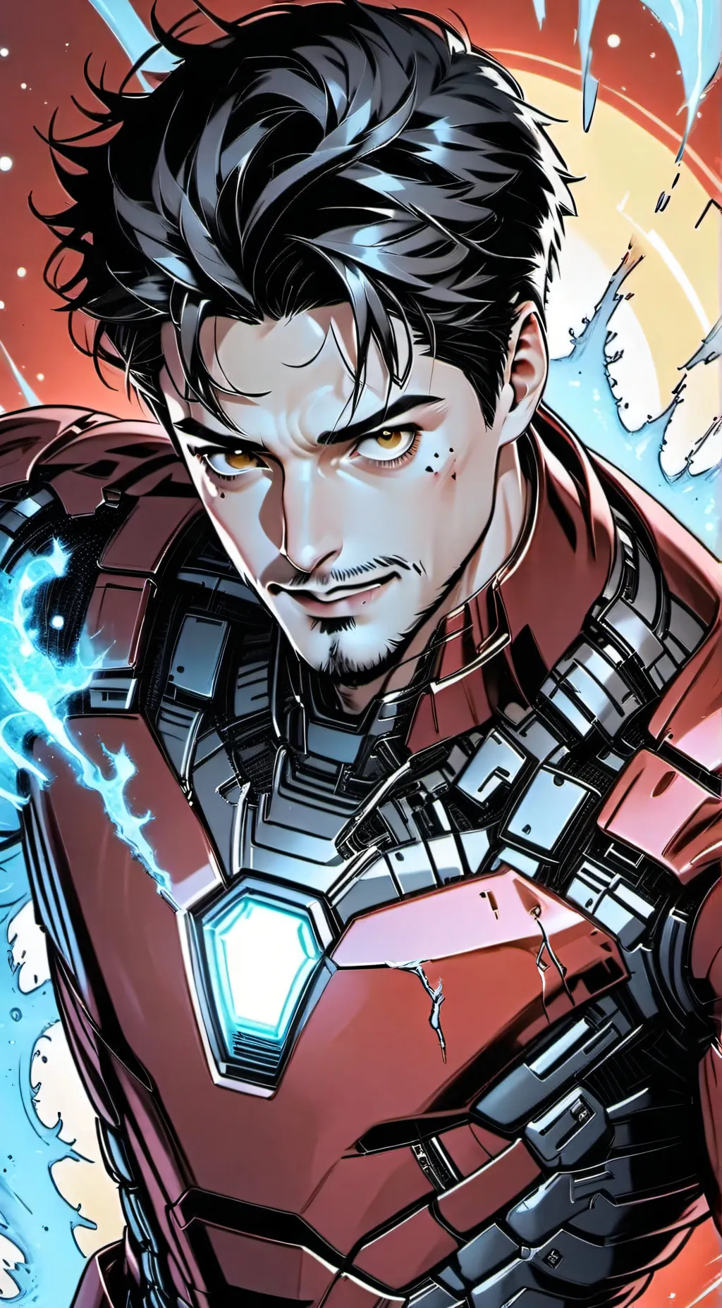 ai character: Y/N stark background