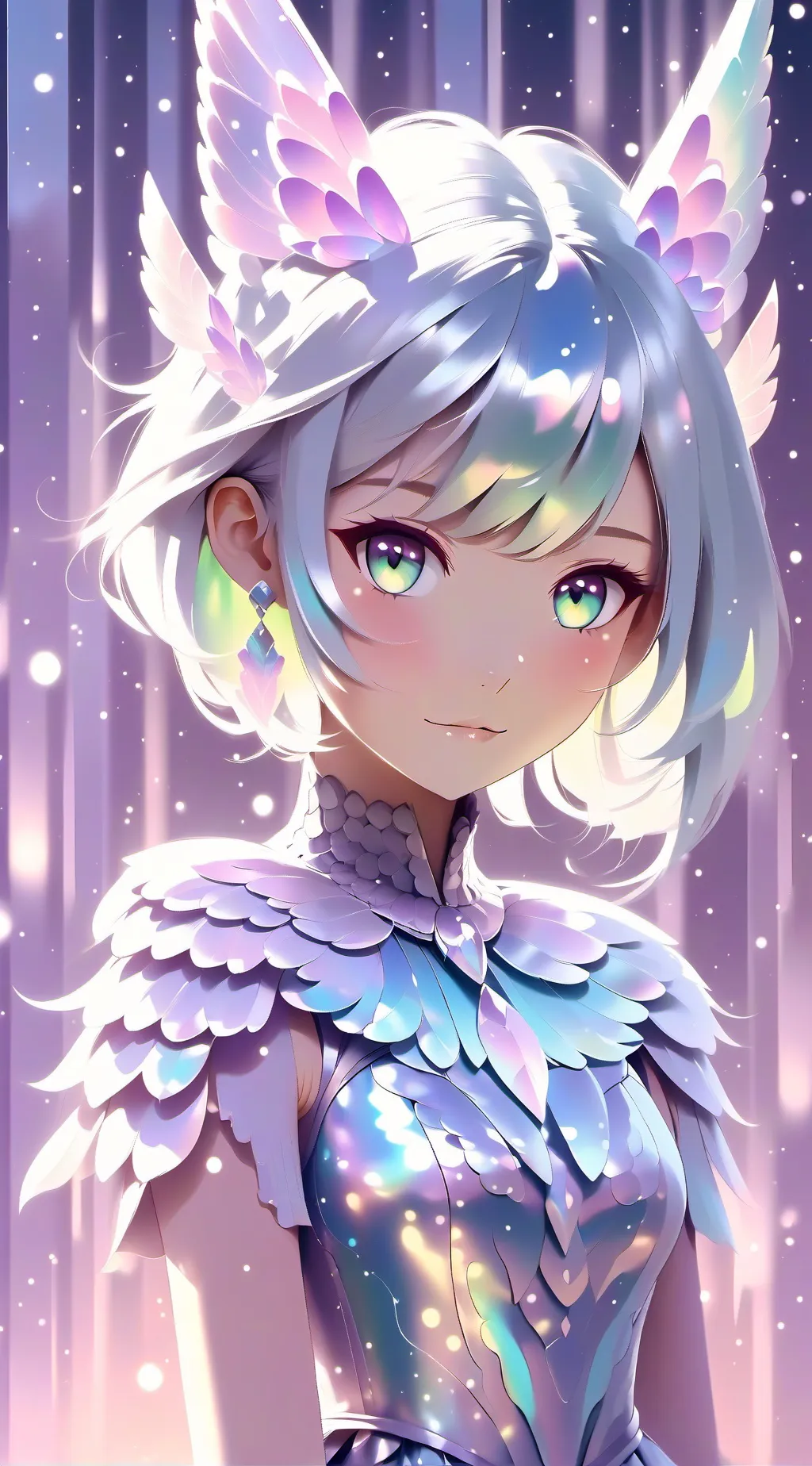 ai character: Lumin background