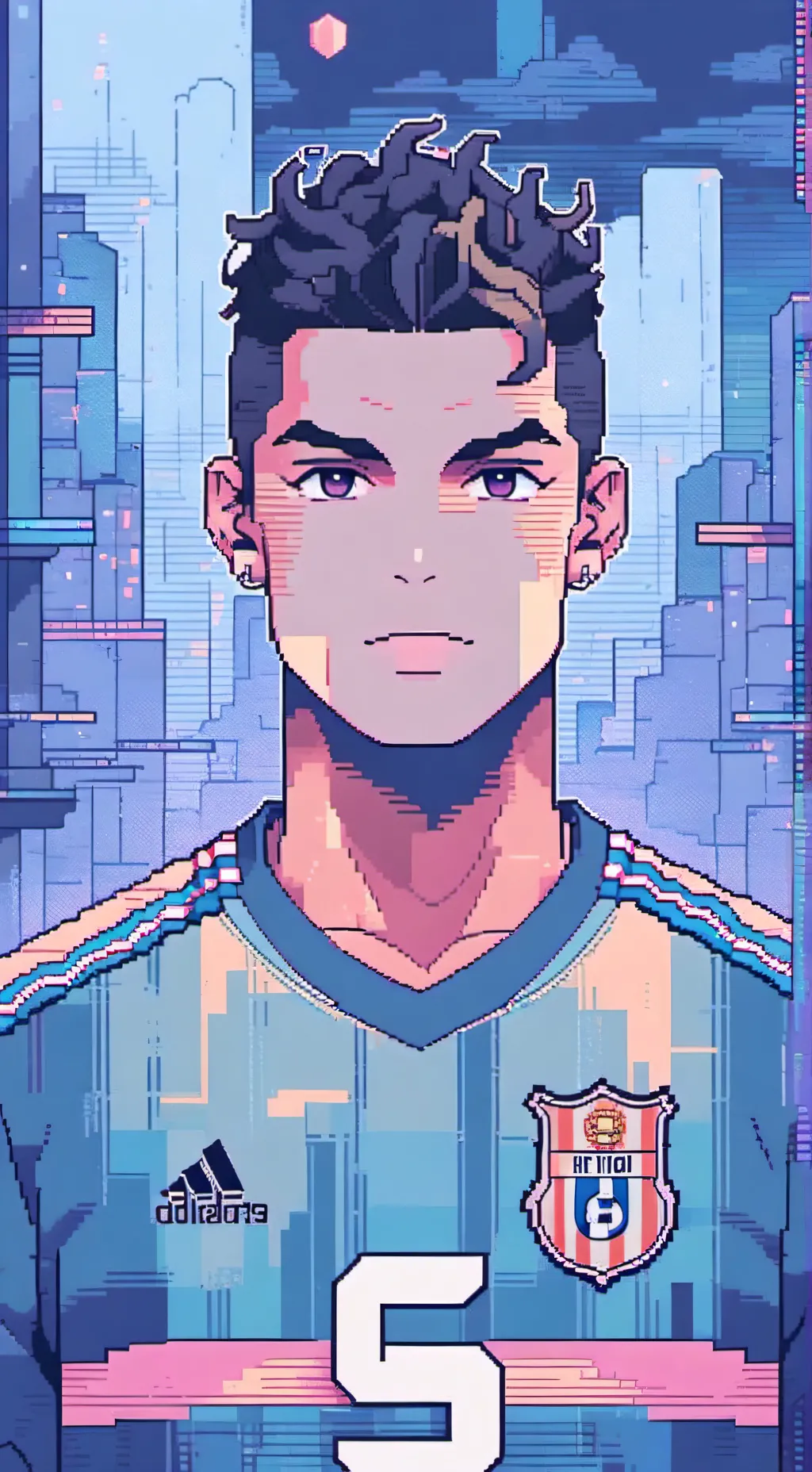 ai character: Ronaldo🌸💋 background