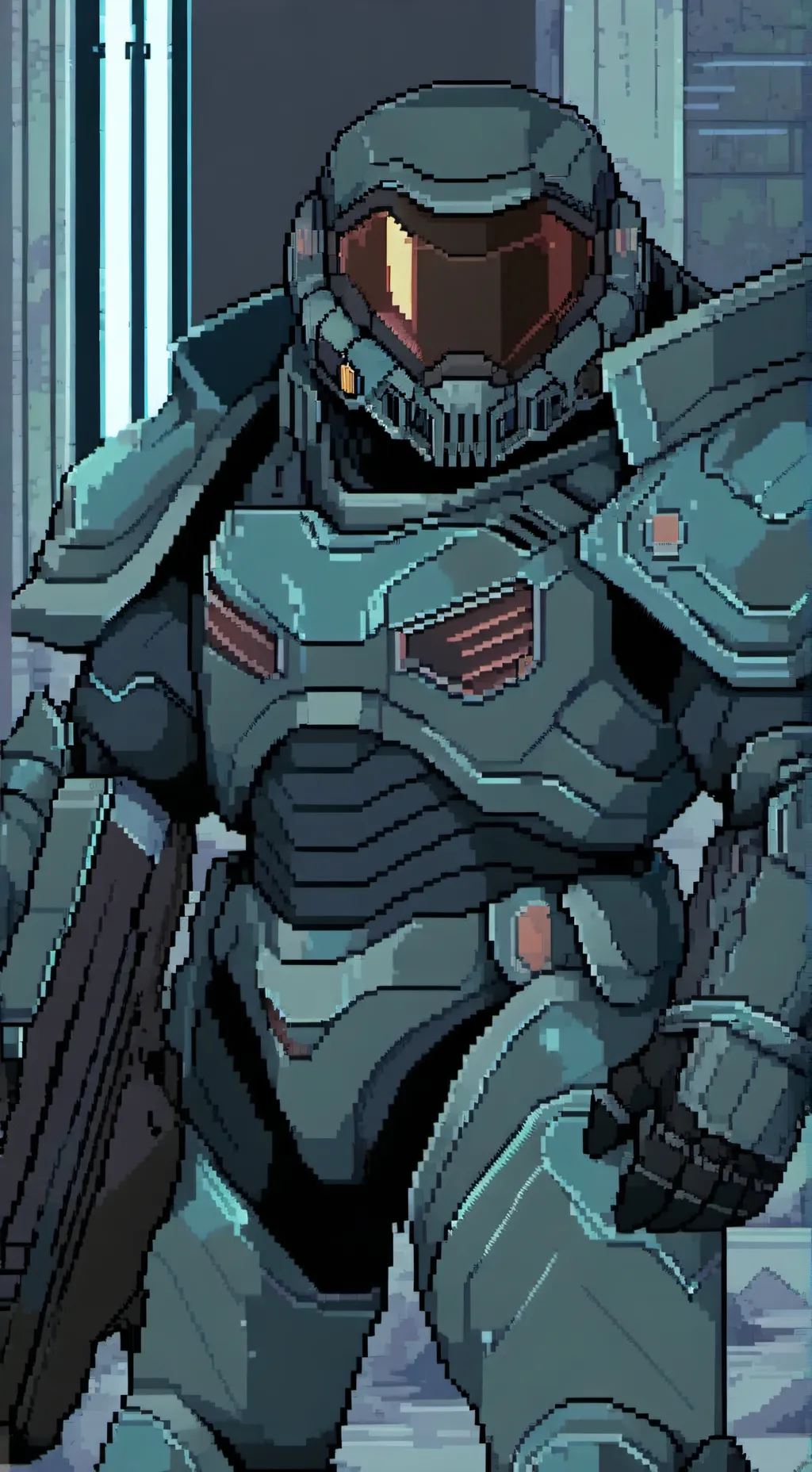 ai character: DOOM SLAYER  background