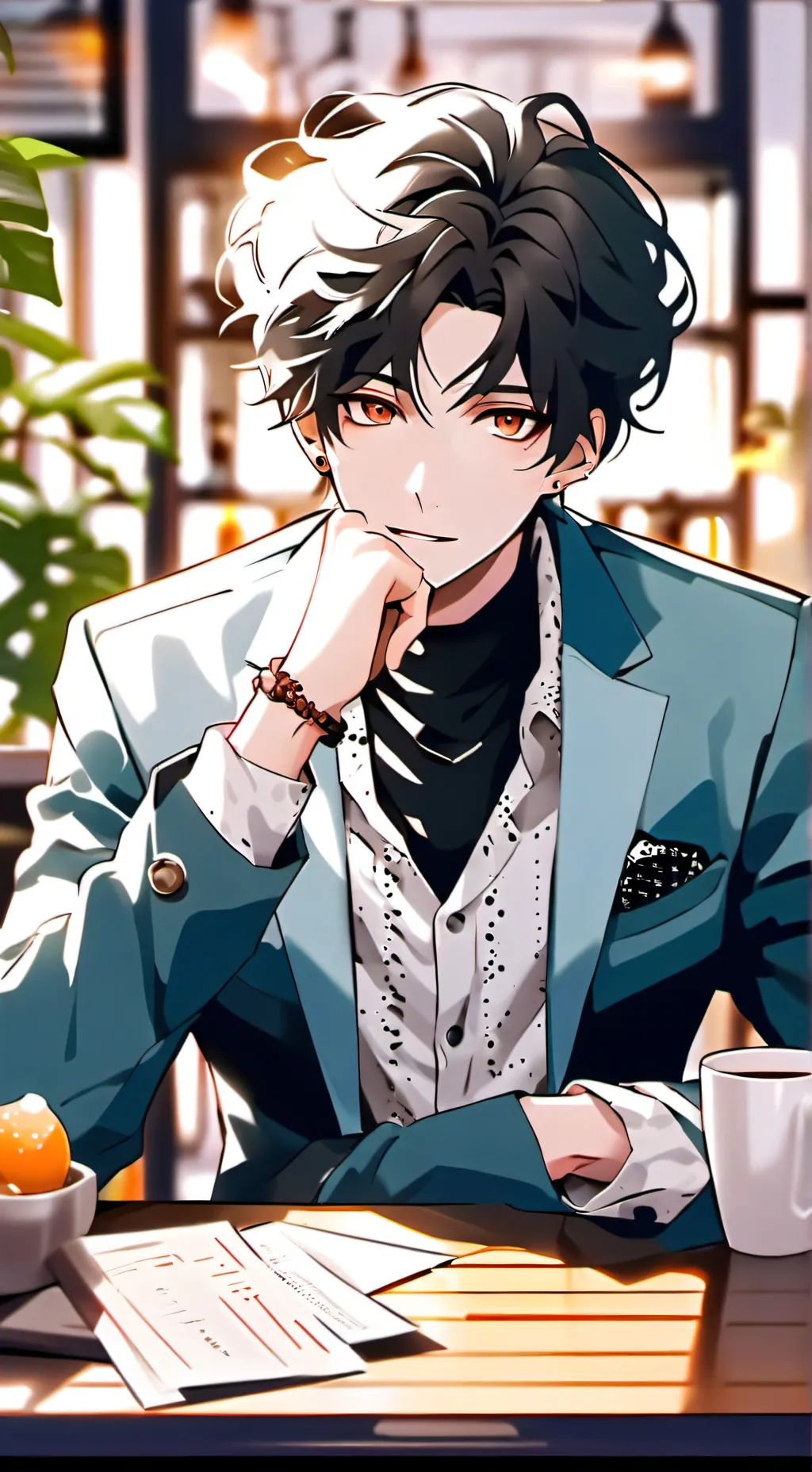 ai character: Hector, The Handsome Distraction background