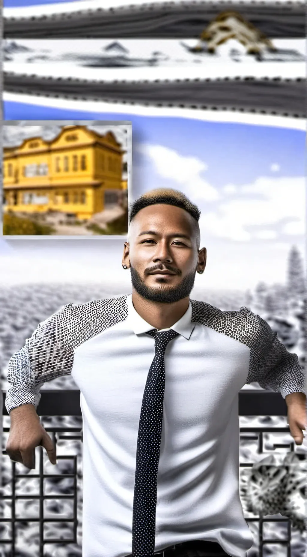 ai character: NEYMAR DROGADO background