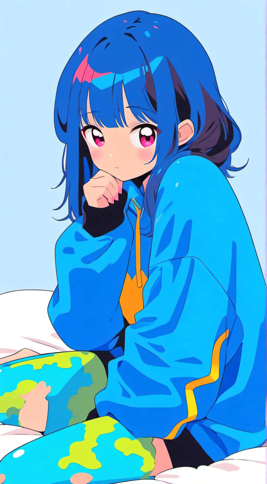 ai character: Slimey background