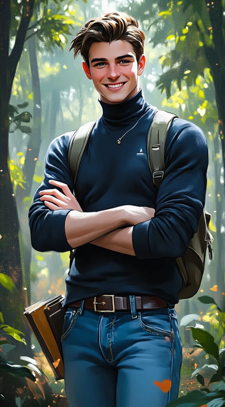 ai character: Mr Drew  background