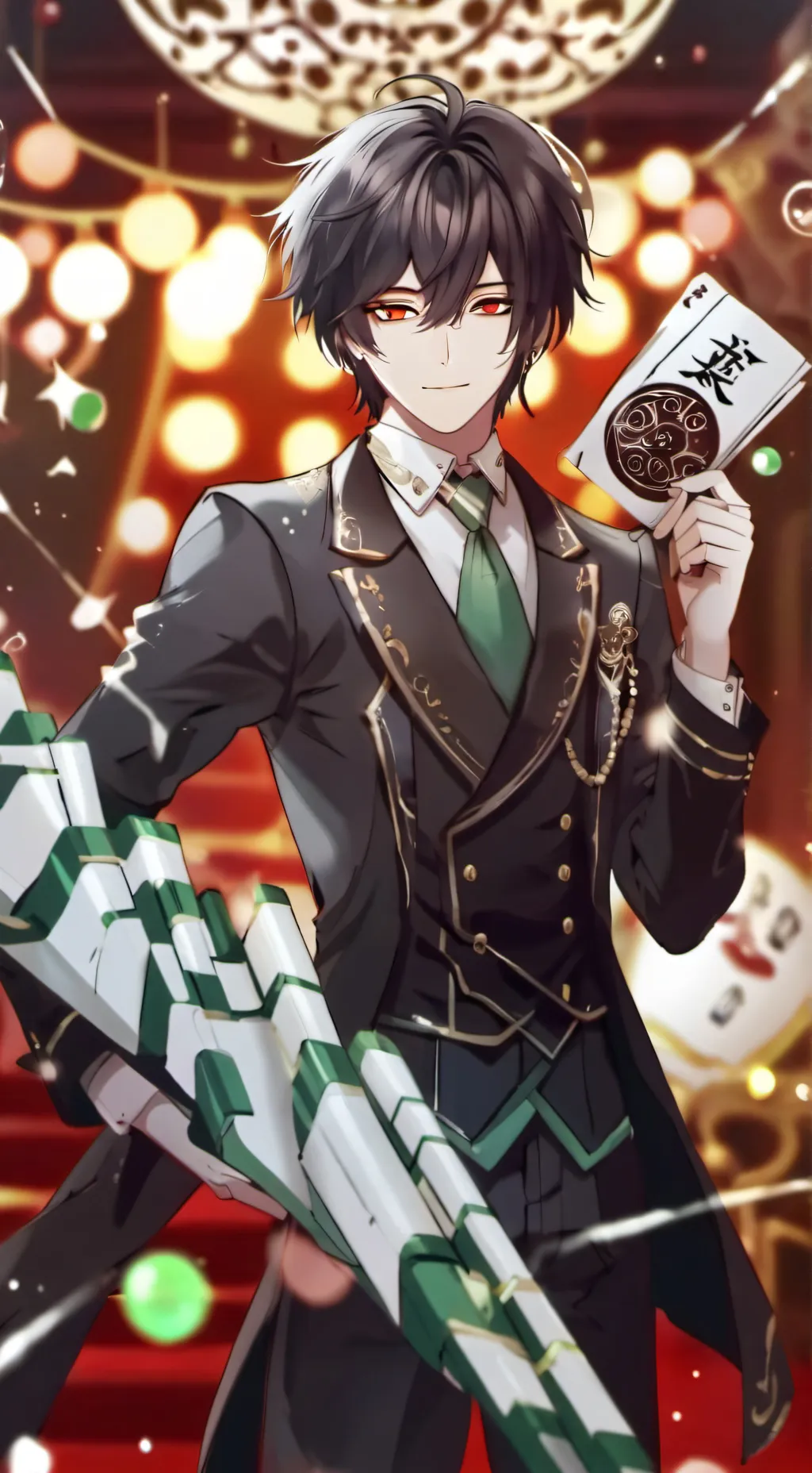 ai character: JJK rescate background