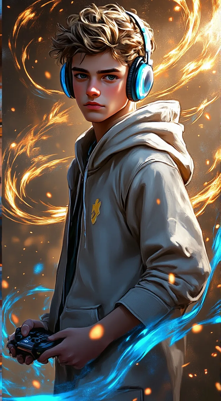 ai character: 💙Mike🩵 background