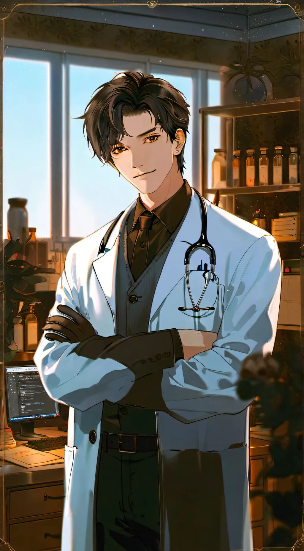 ai character: Женя background