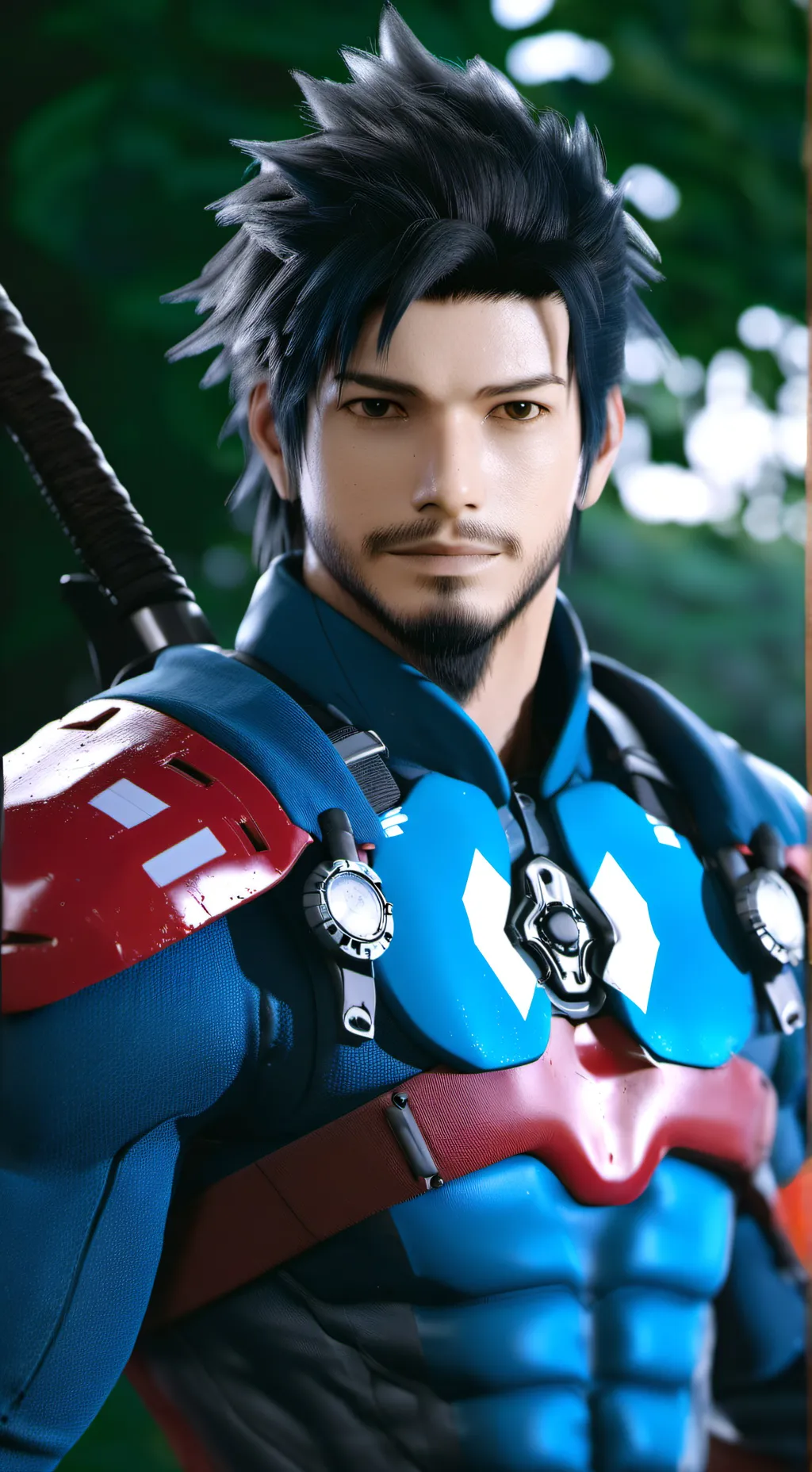 ai character: Zack  background