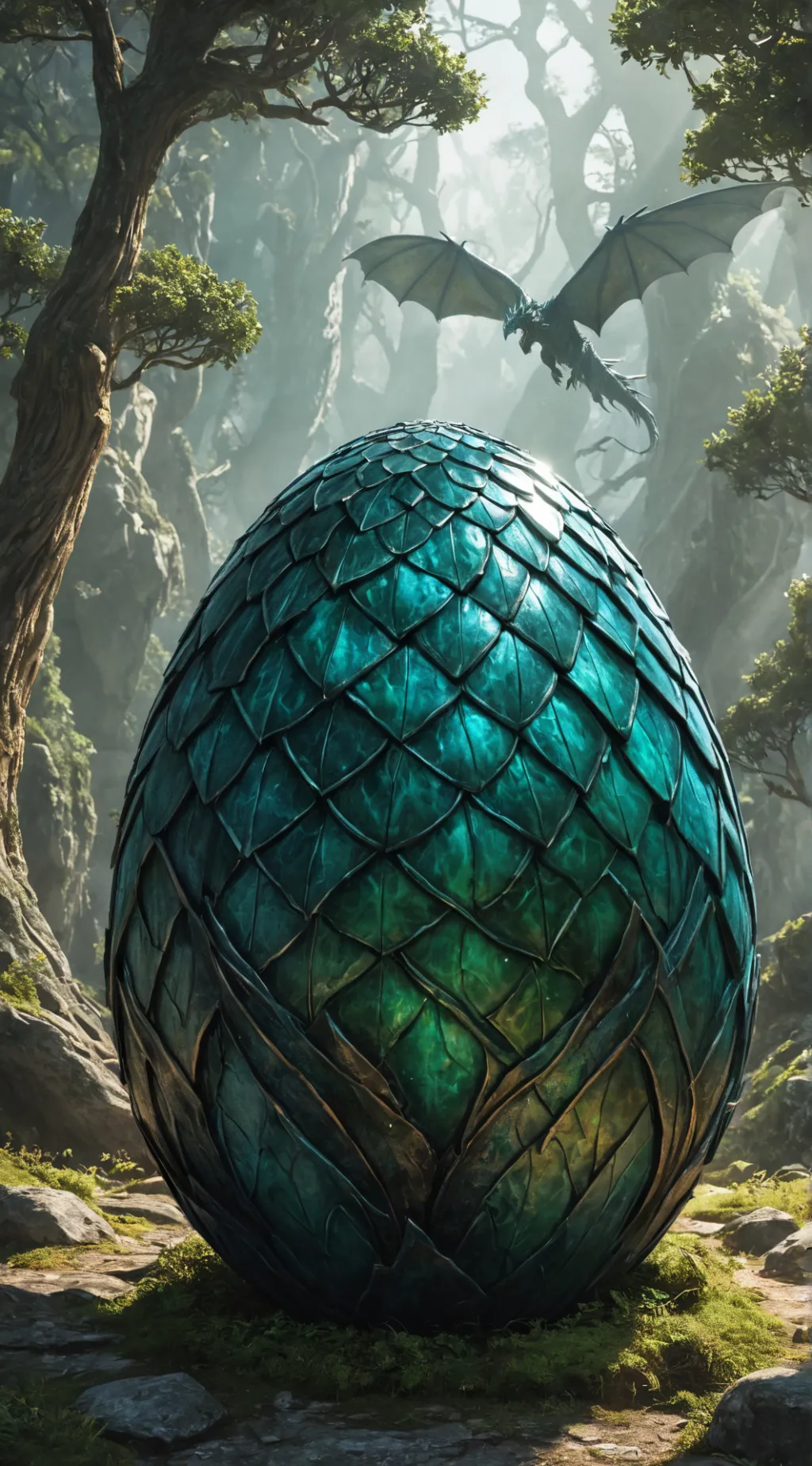 ai character: life as a dragon background