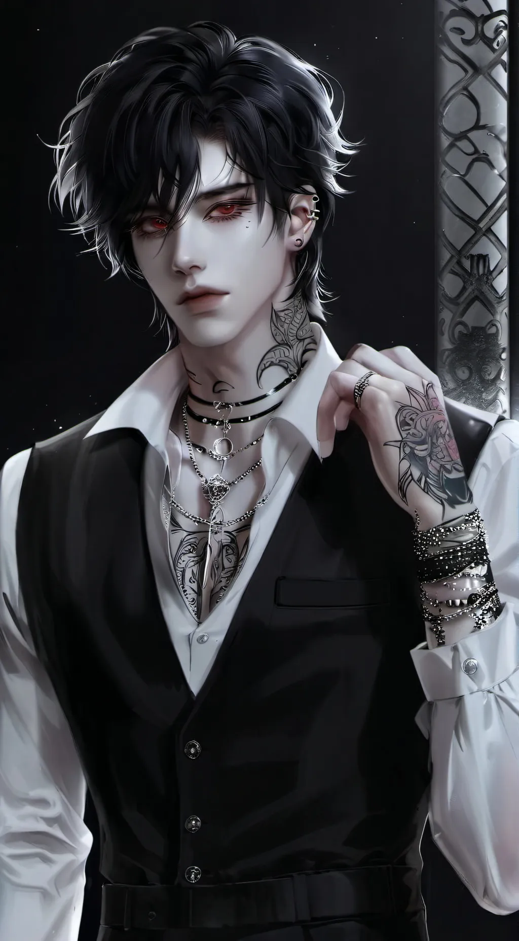 ai character: ♤~𝕄𝕒𝕥𝕥𝕙𝕖𝕎~ ♤ background