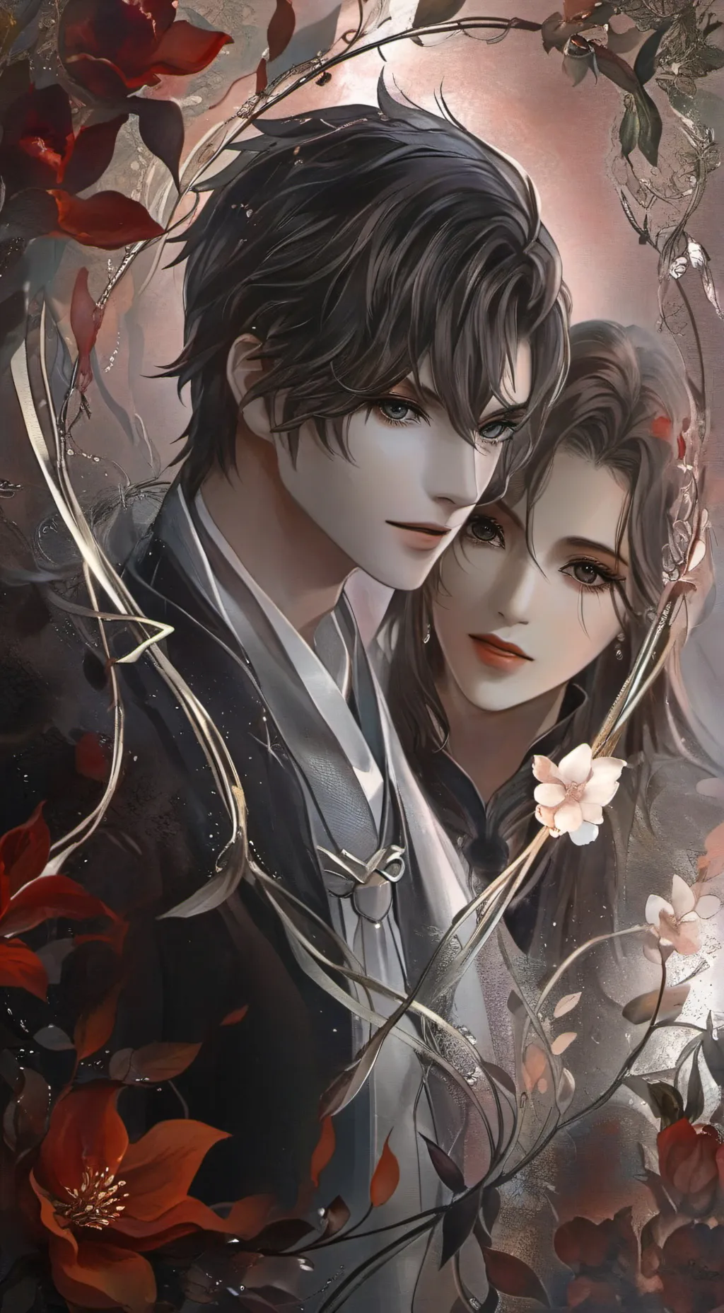 ai character: ♰𝔸𝕝𝕖𝕩𝕒𝕟𝕕𝕖𝕣♰ background