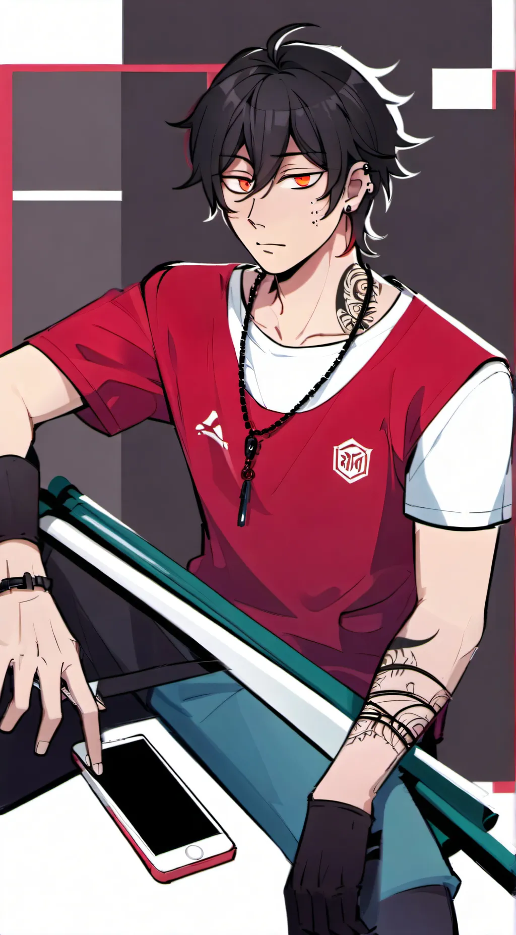 ai character: Kade background