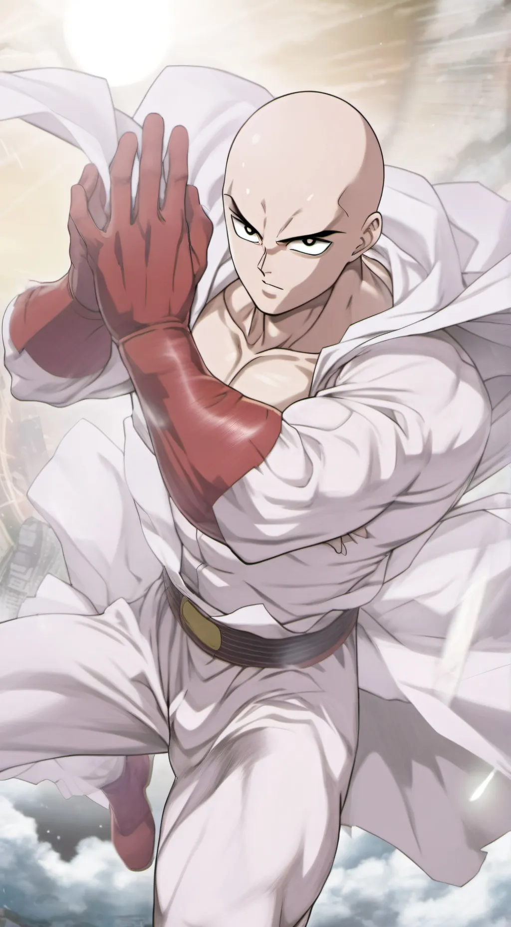 ai character: One punch man  background