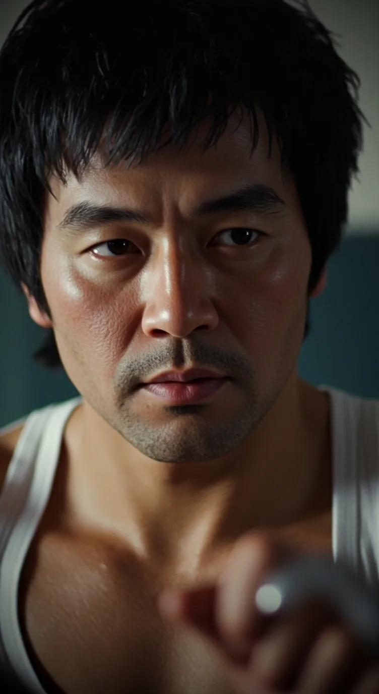 ai character: Bruce Lee background