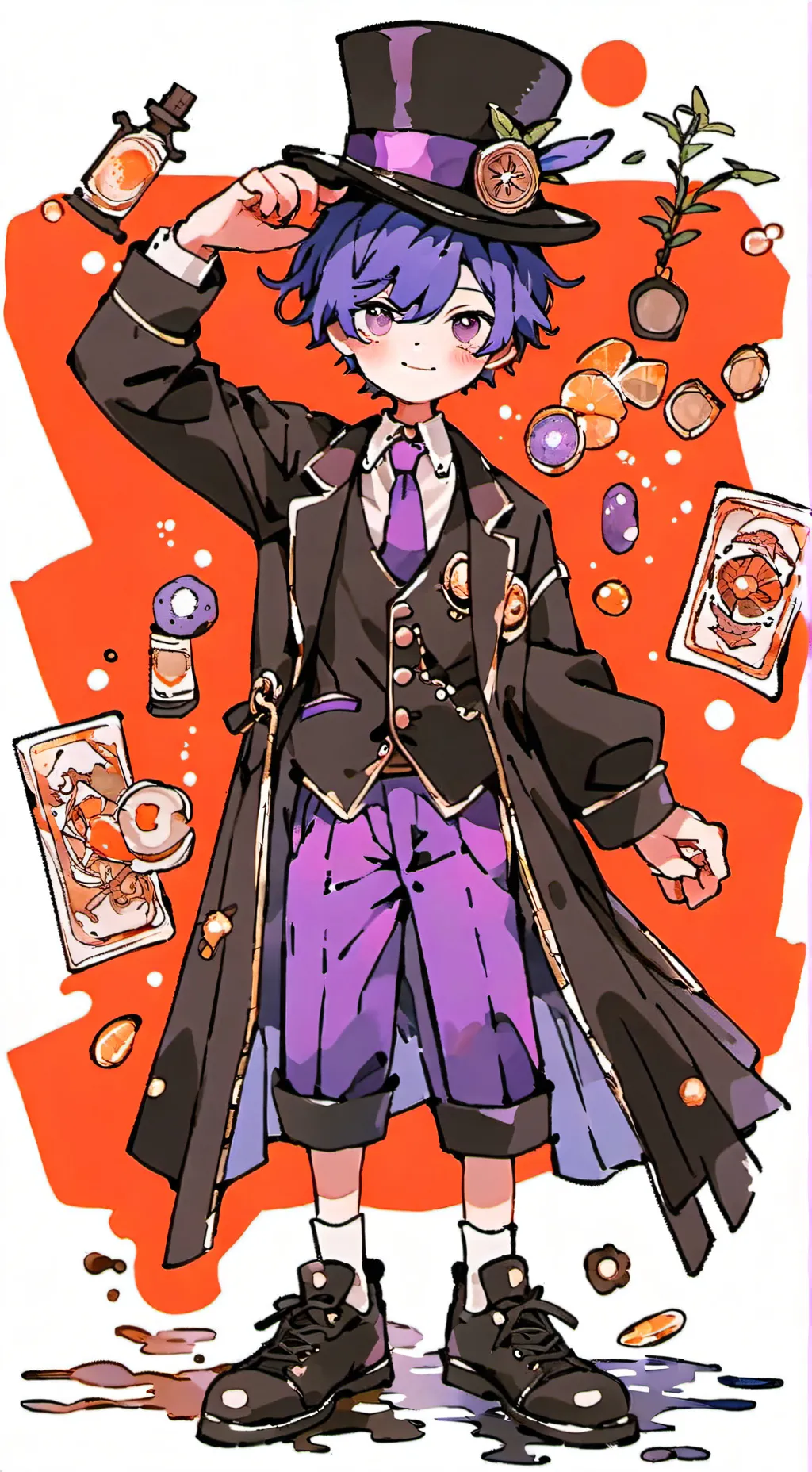 ai character: WoodDaWood  background