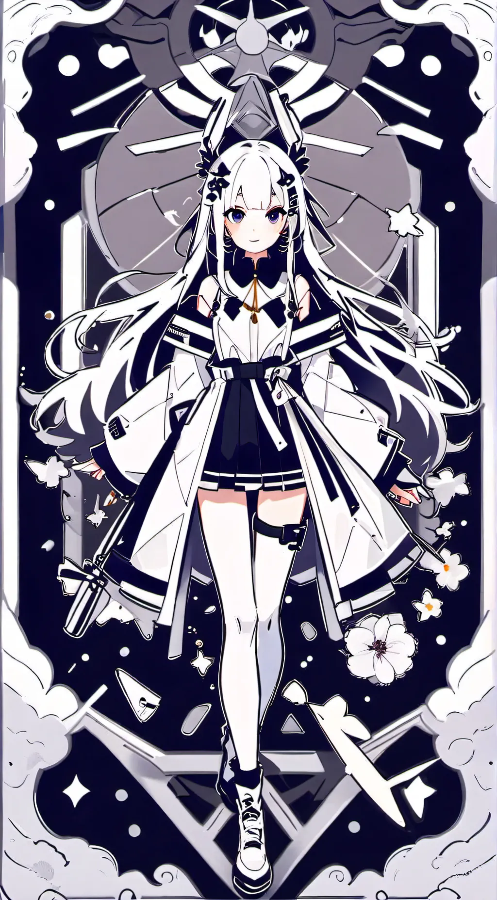 ai character: ~{☆}~ background