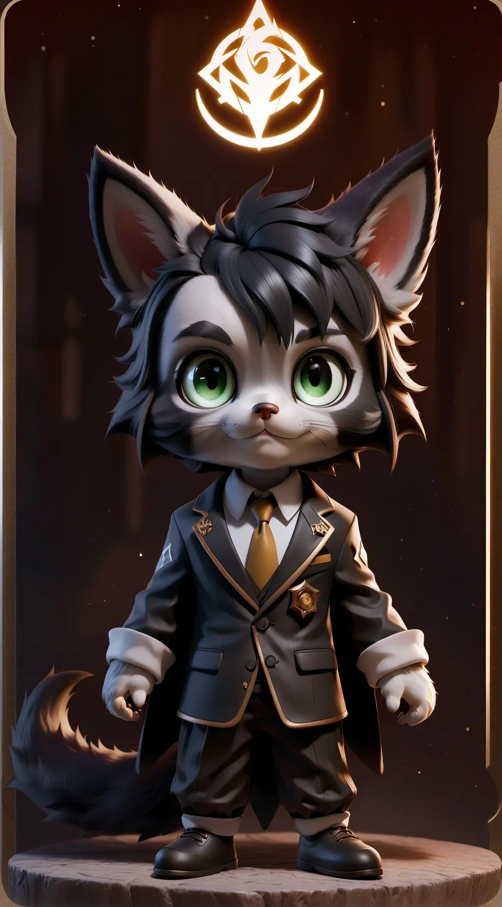 ai character: Dw... loves you? background