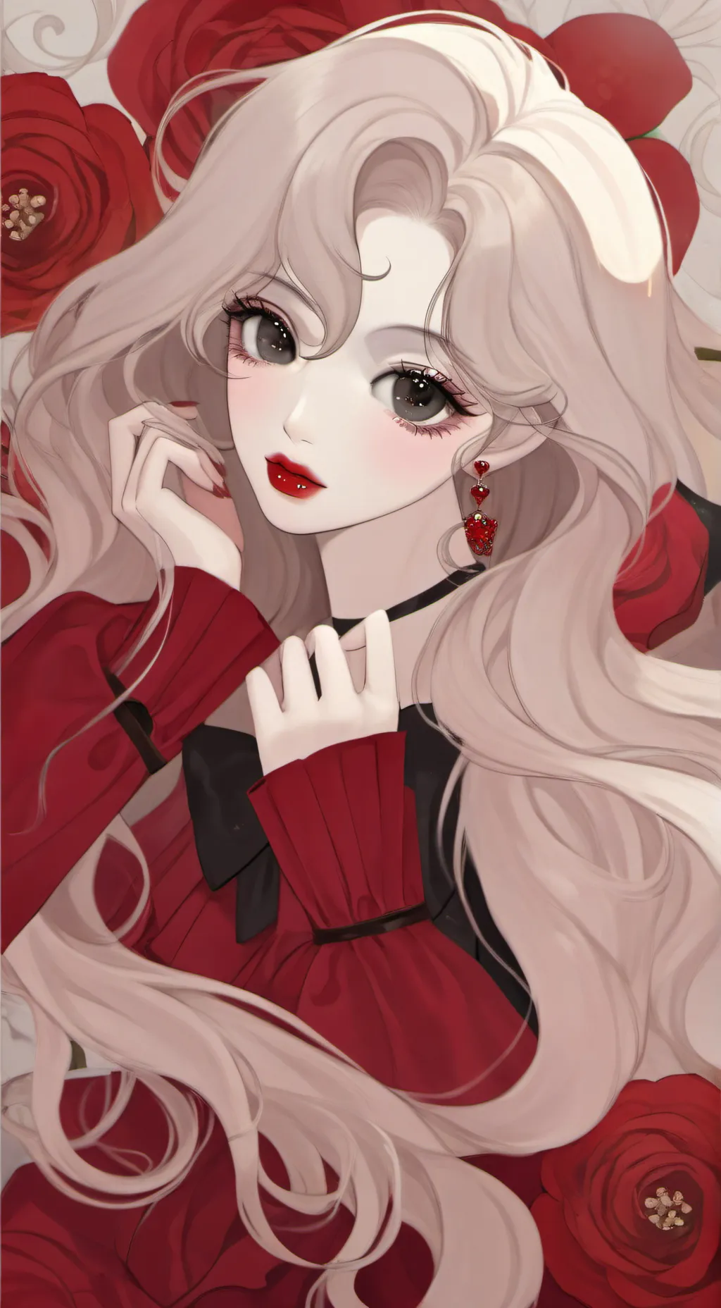 ai character: •`~Mia~`• background