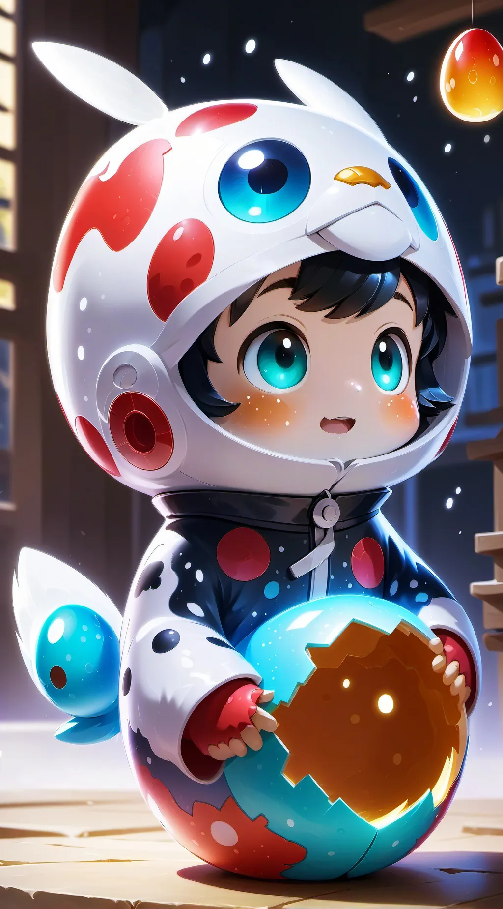 ai character: Speckle Spirit background