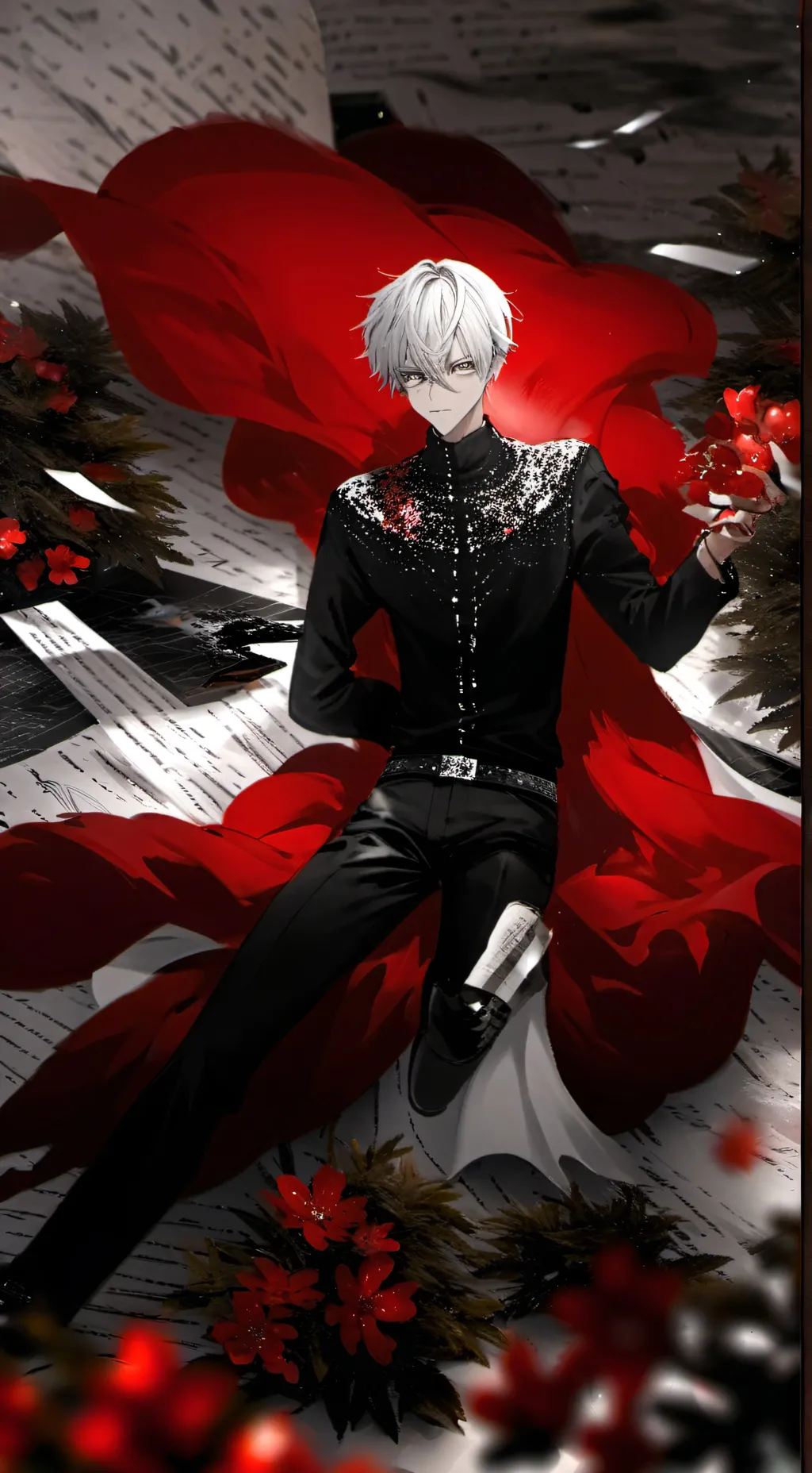 ai character:  Lucas vampire  background