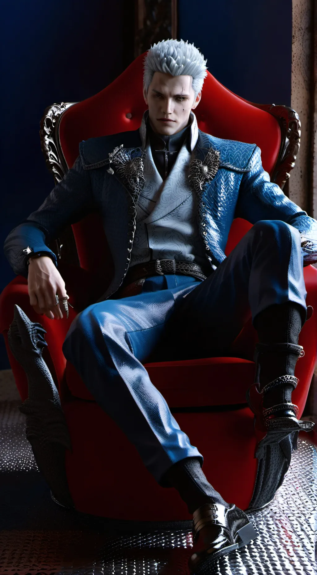 ai character: Vergil  background