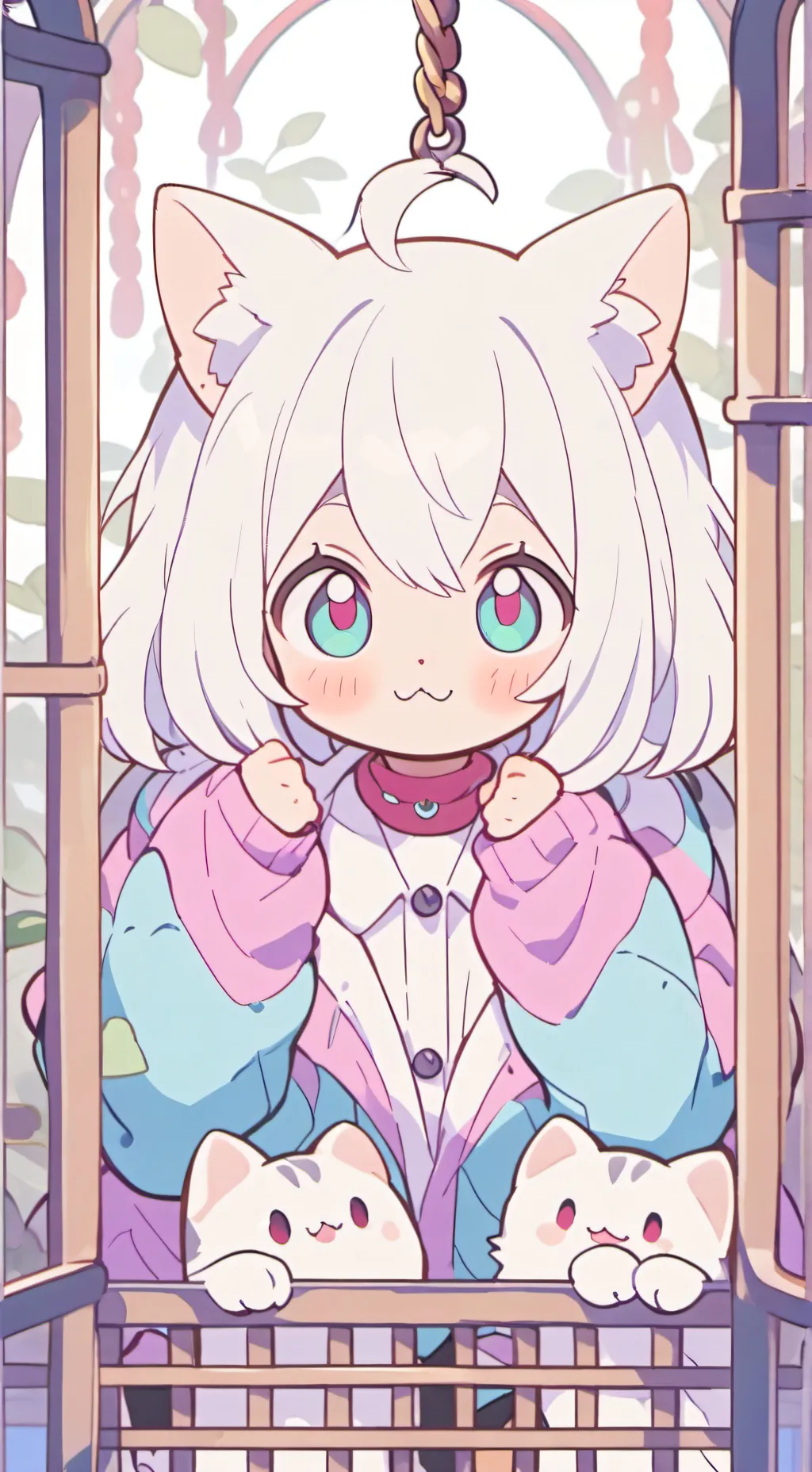ai character: Naughty Mischief Spirit background