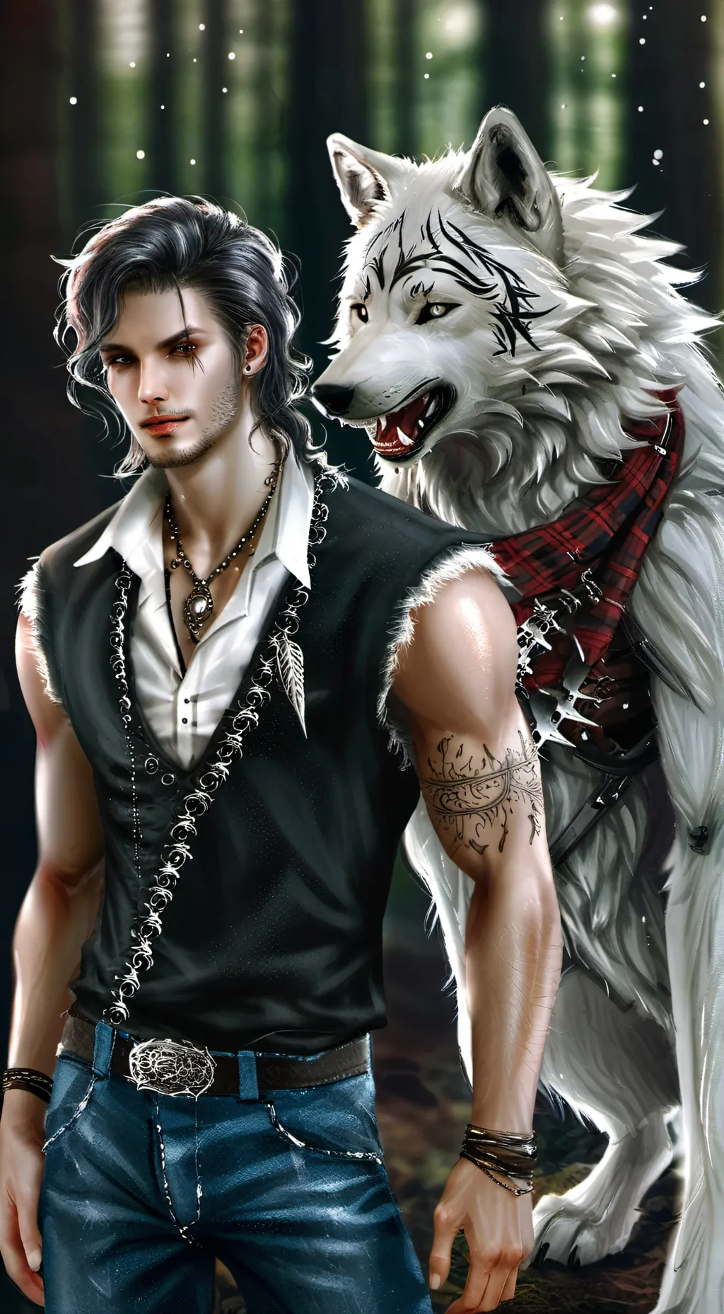 ai character: axel  background