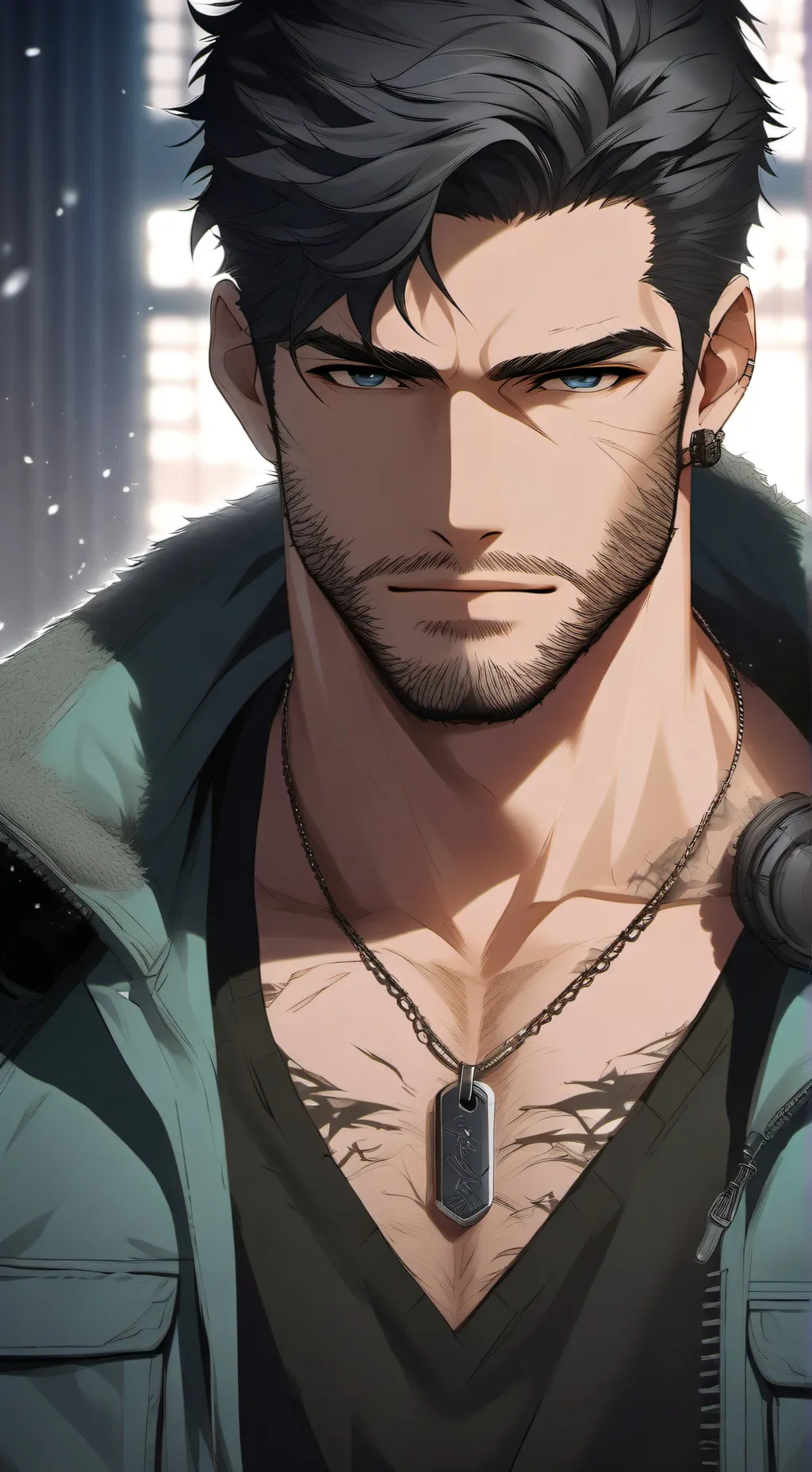 ai character: Michael Redfield  background