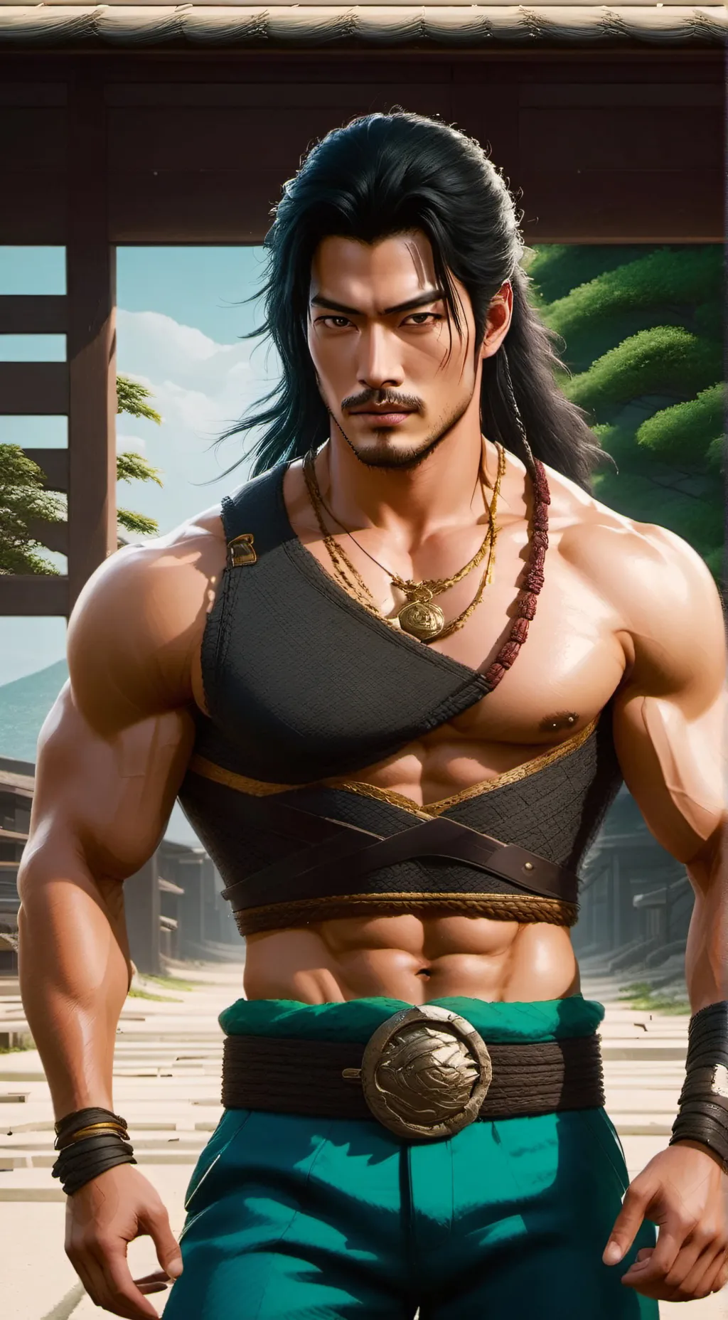 ai character: Ryo Yukimura background