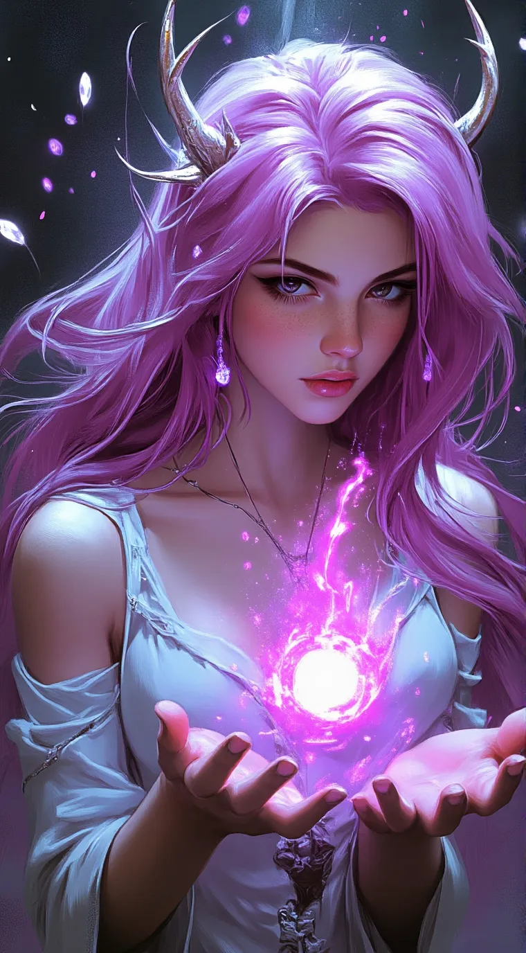 ai character: Girl of the dream background