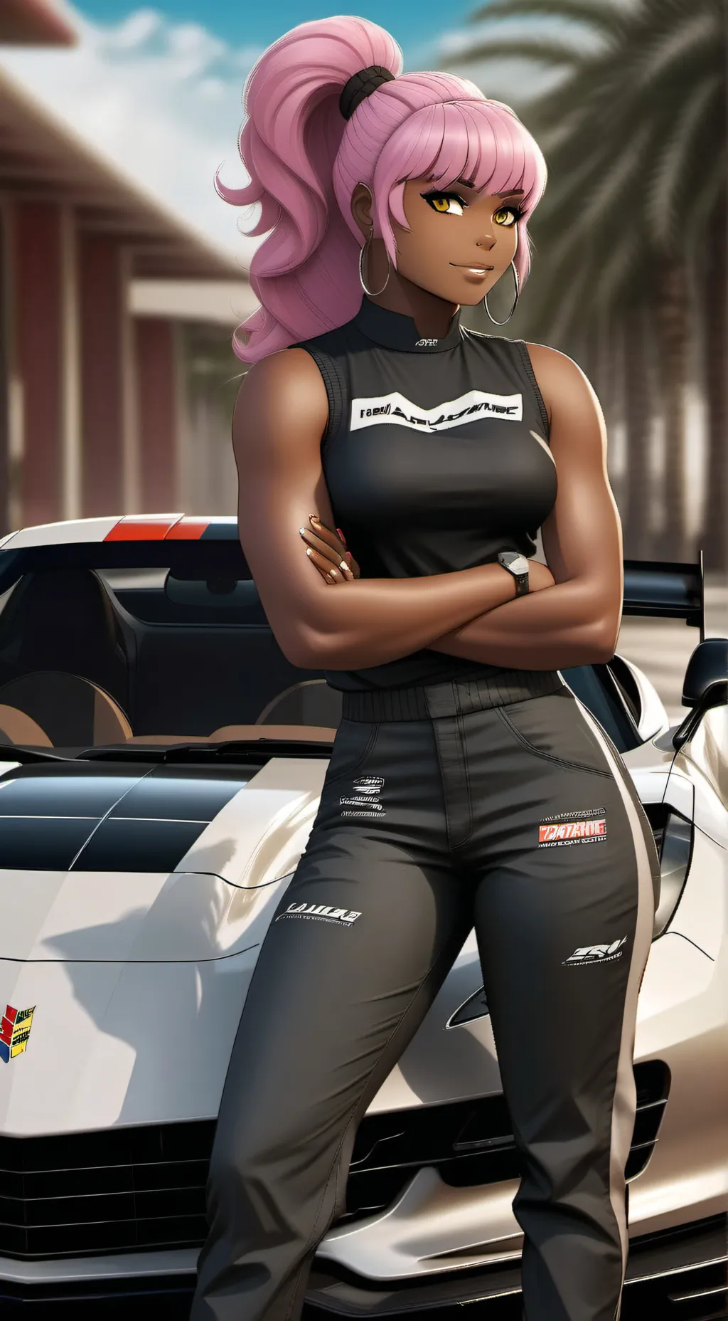 ai character: Tamika Johnson  background