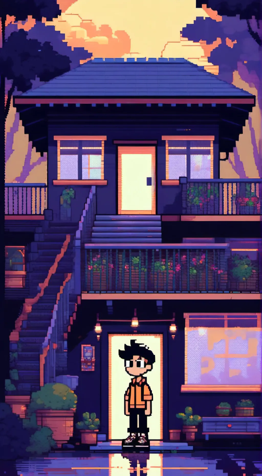 ai character: the loud house  background