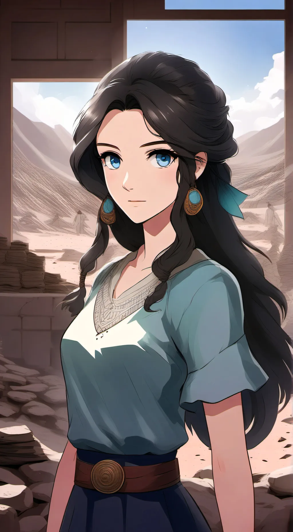 ai character: Nico Robin background
