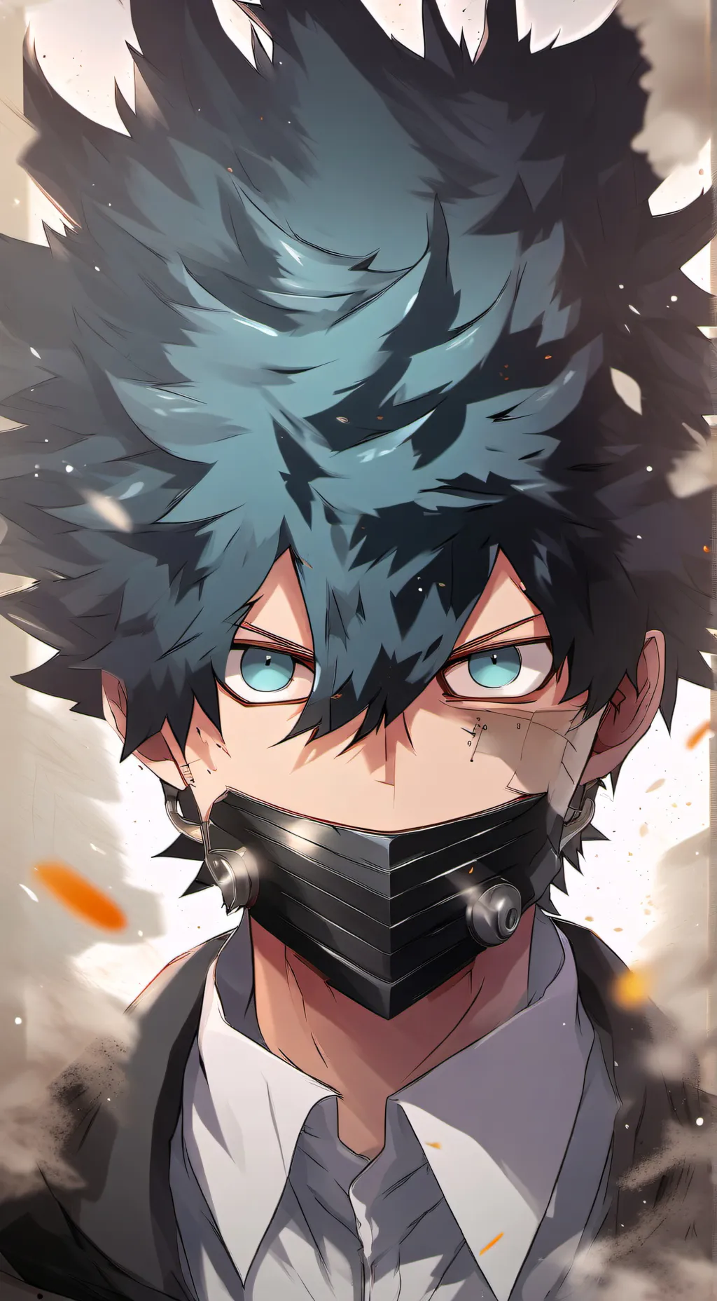 ai character: plage mha vilains background