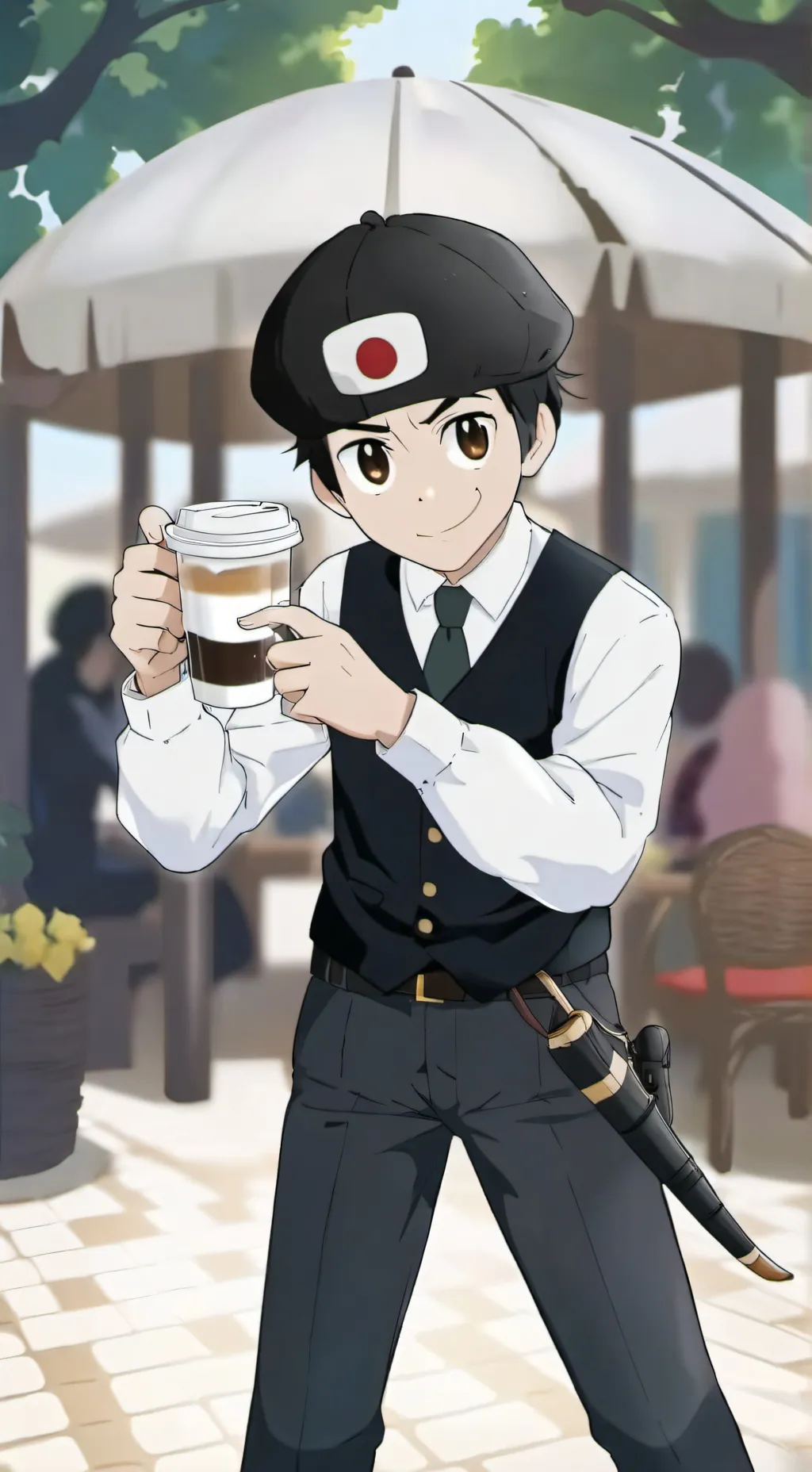 ai character: Cappuccino Assassi background
