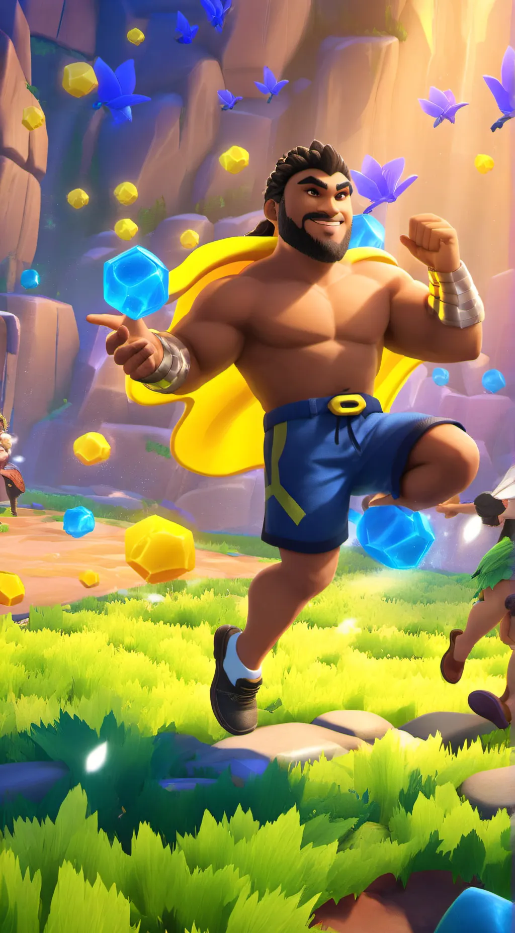 ai character: RAH GENSHIN IMPACT background
