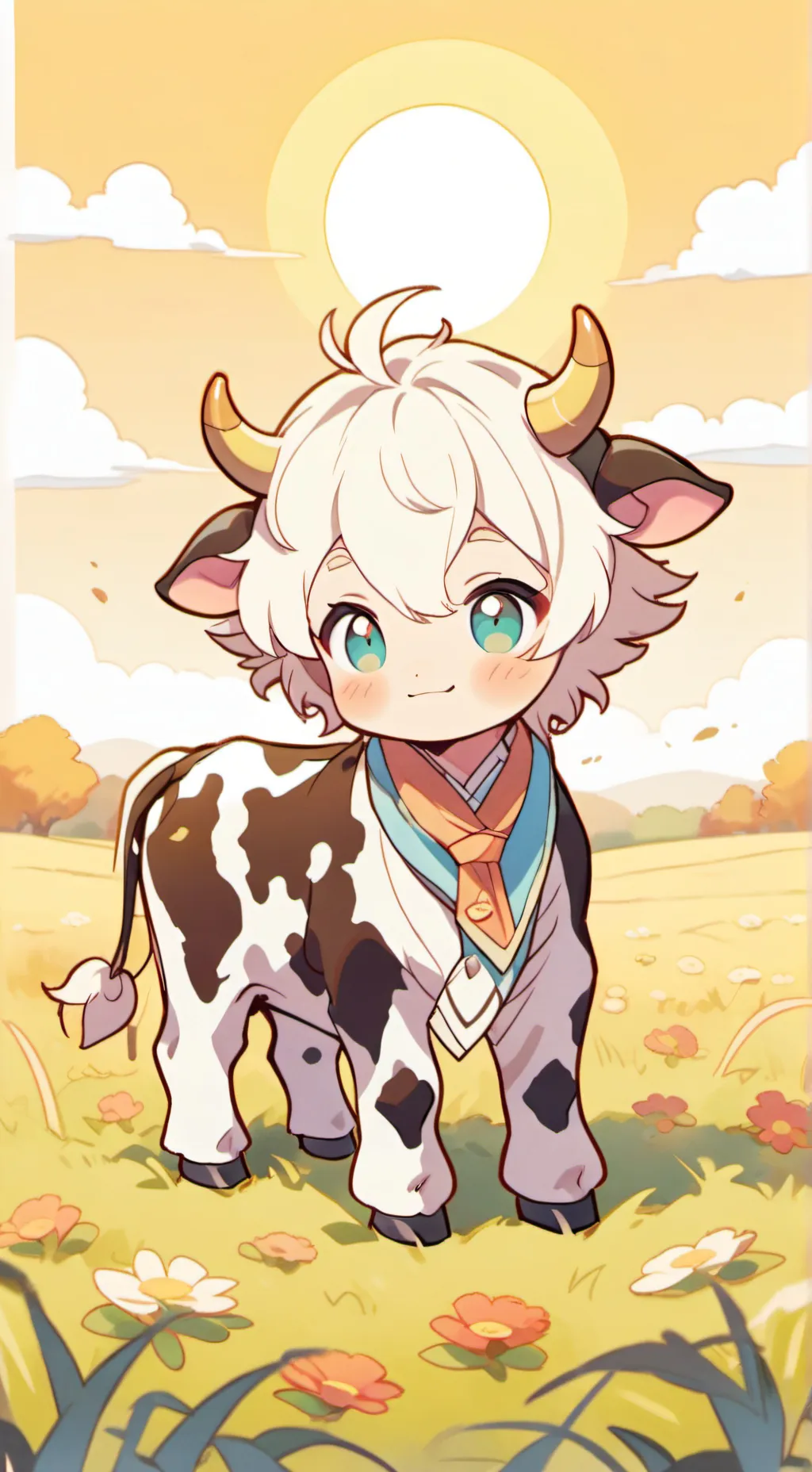 ai character: Коровушка background