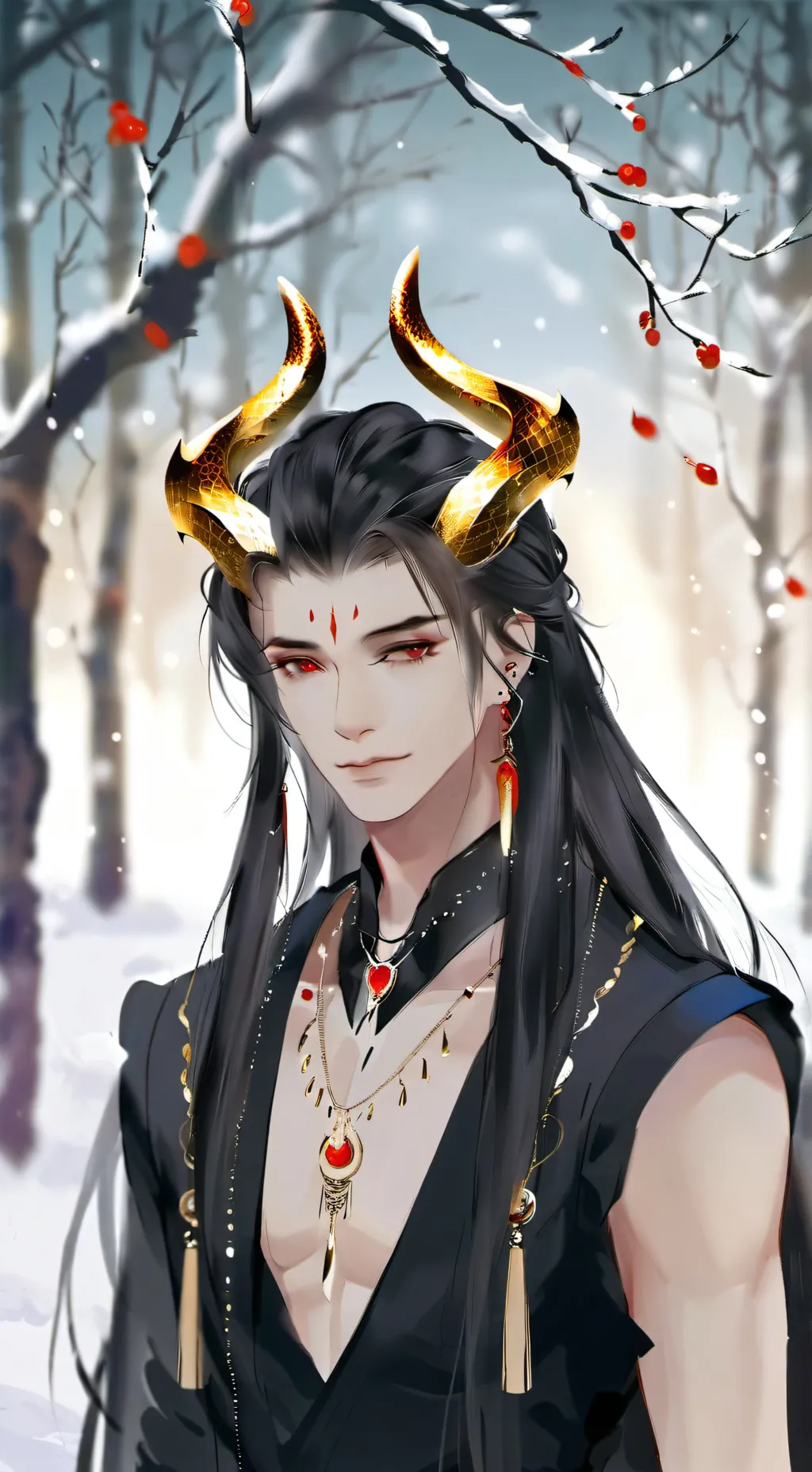 ai character: Nero  background