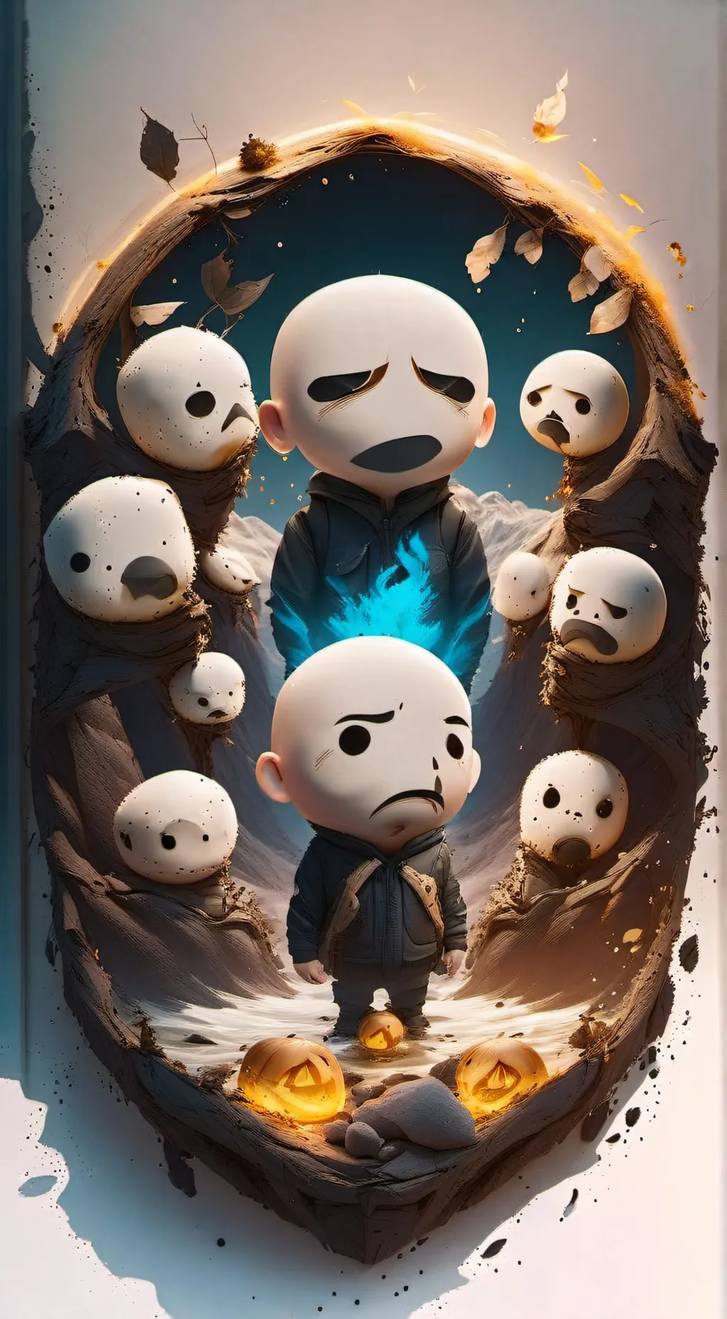 ai character: ROAST IT background