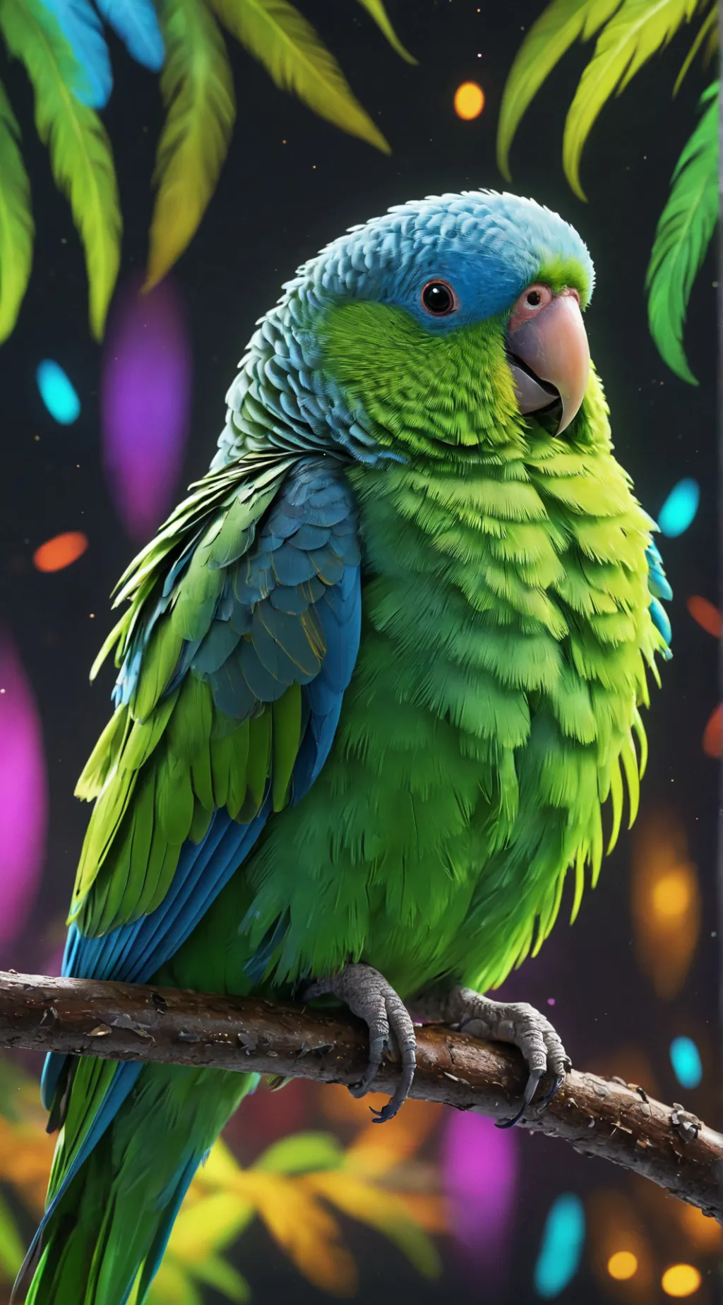 ai character: Bitcrush background