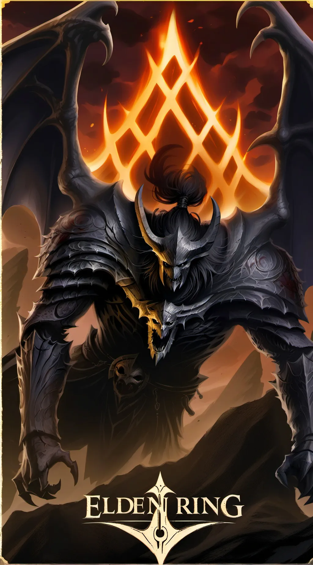 ai character: EL  DERN RING background