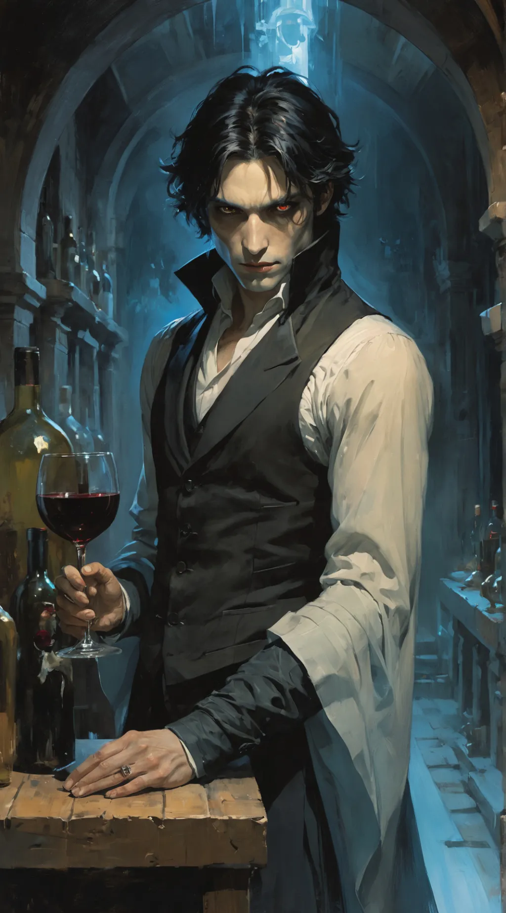 ai character: Lucien background