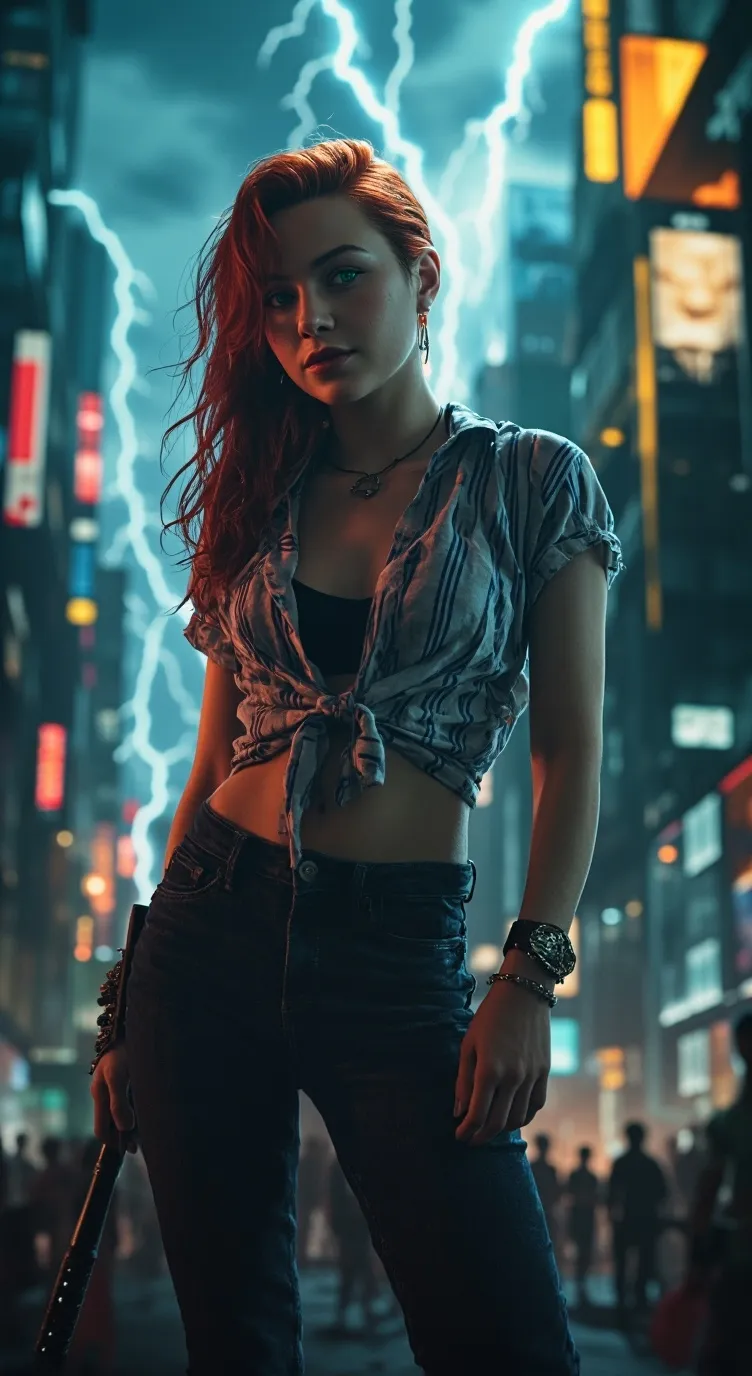 ai character: Julie Thomson  background