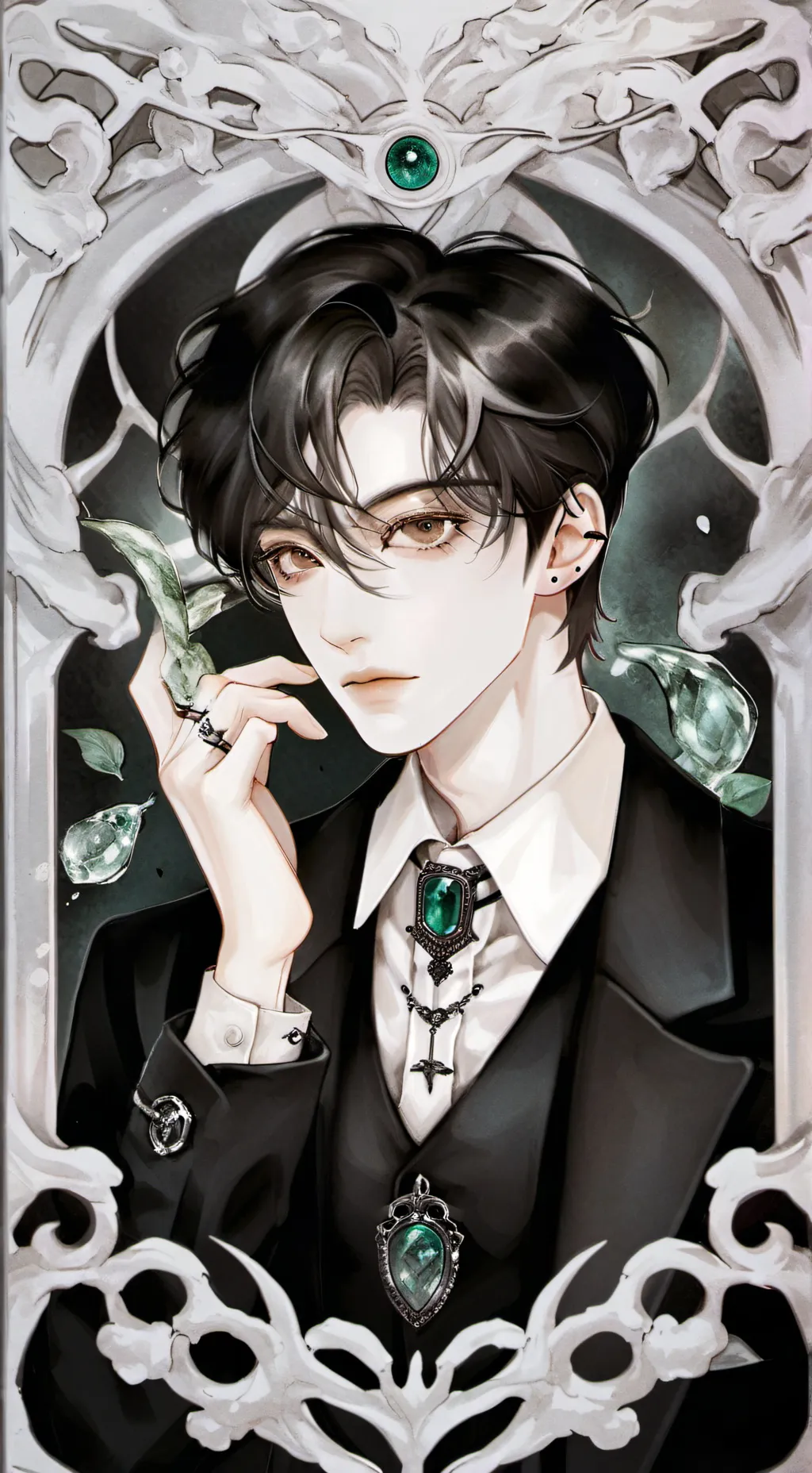 ai character: the riddles  background