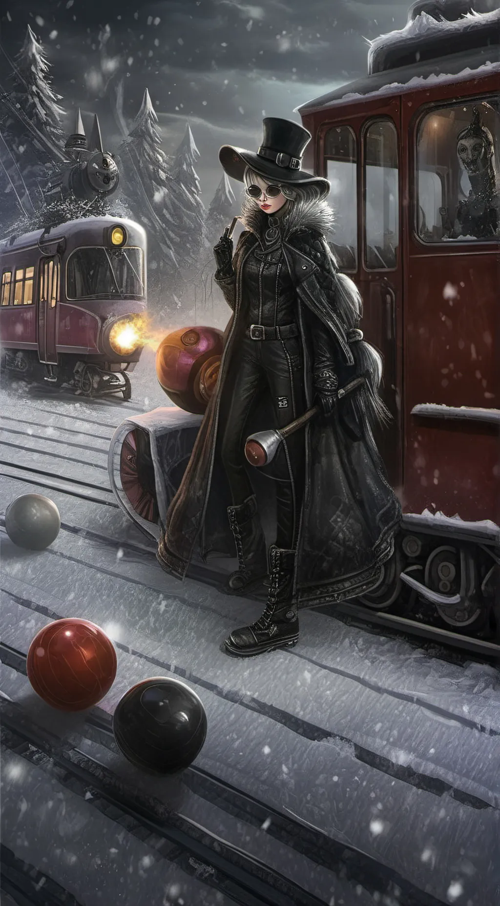ai character: Froster KJ Frenza background