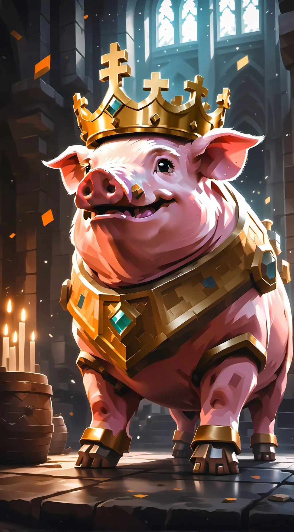 ai character: Rip technoblade  background